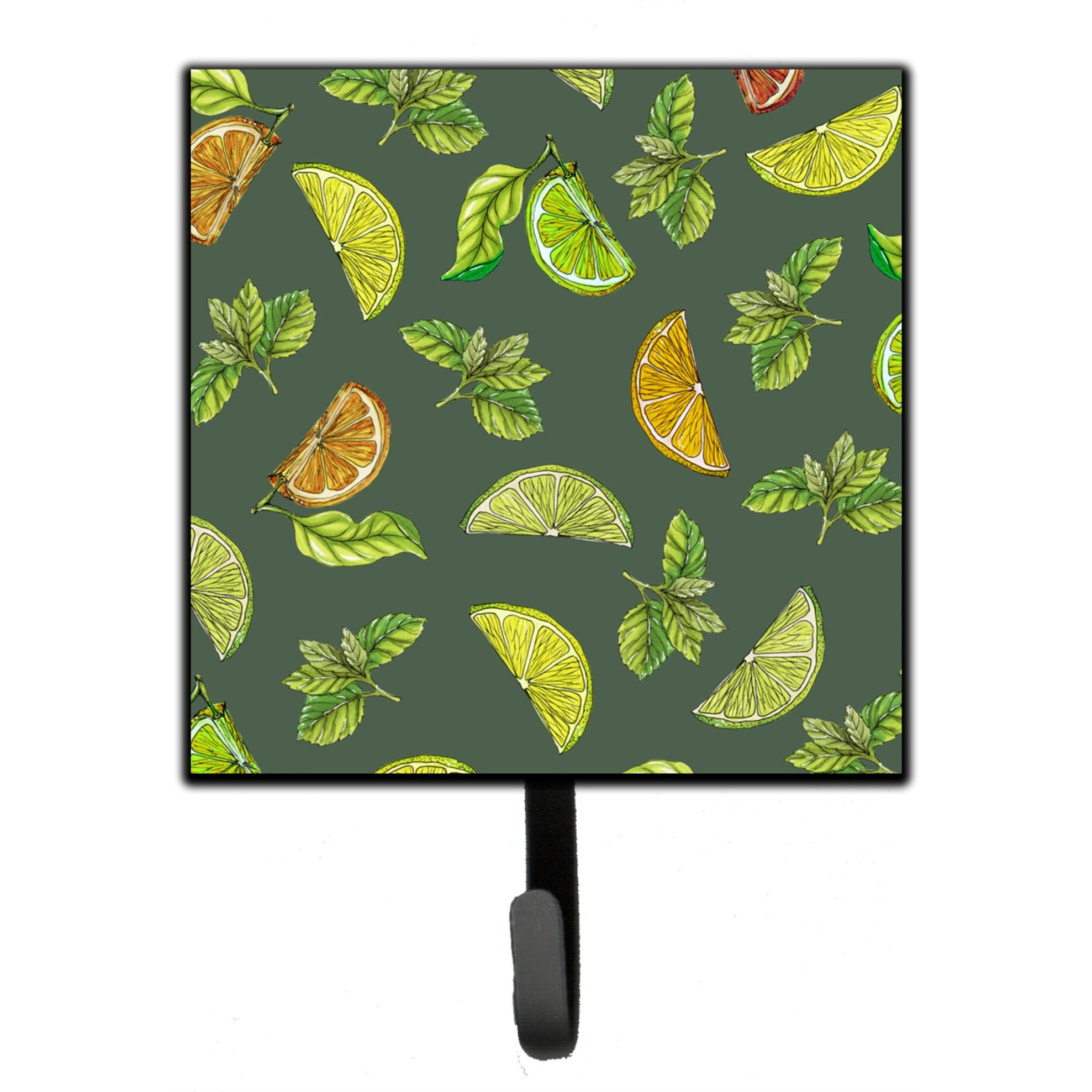 &quotCaroline's Treasures Lemons, Limes and Oranges Wall Hook, Small, Multicolor"