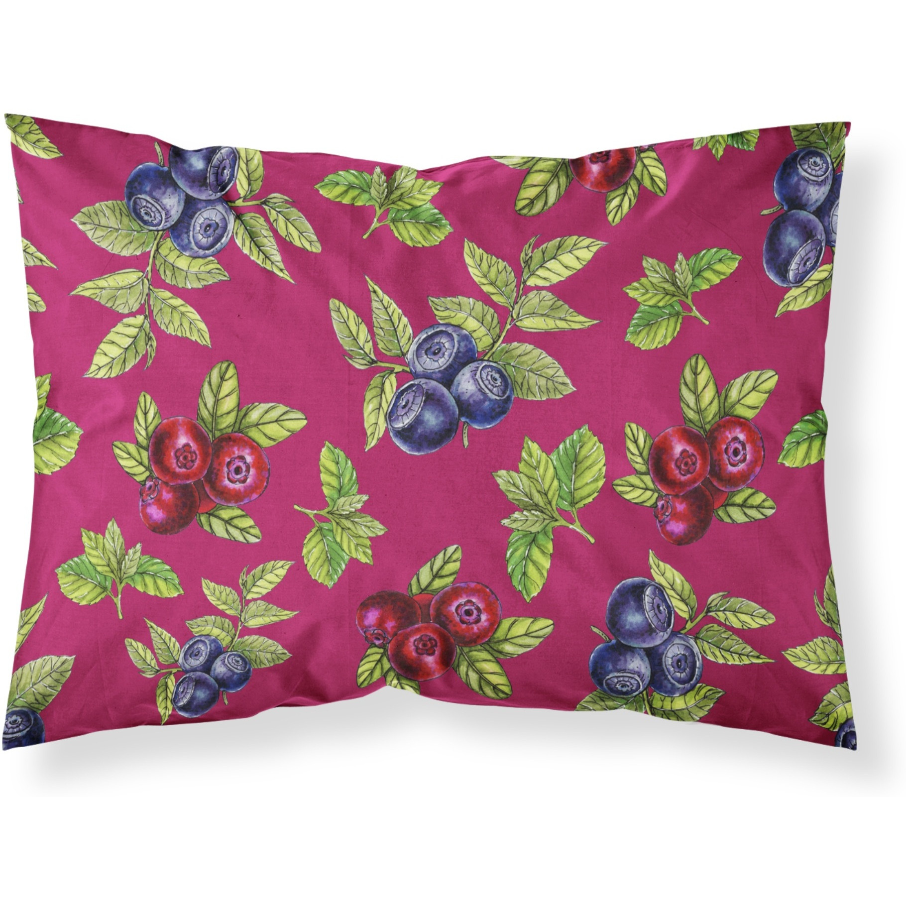 &quotCaroline's Treasures Berries Pillowcase, Standard, Multicolor"