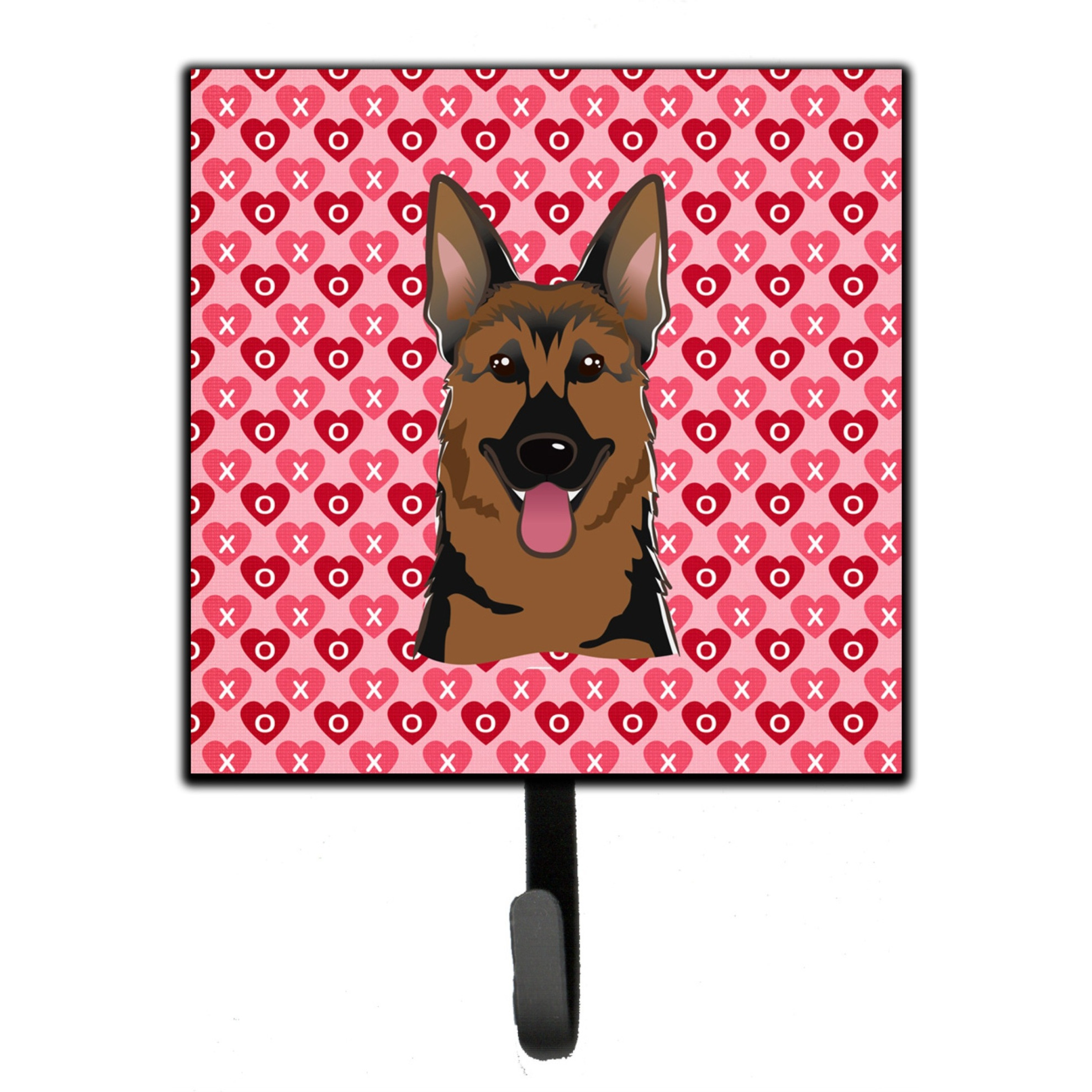 &quotCaroline's Treasures German Shepherd Hearts Wall Hook, Small, Multicolor"