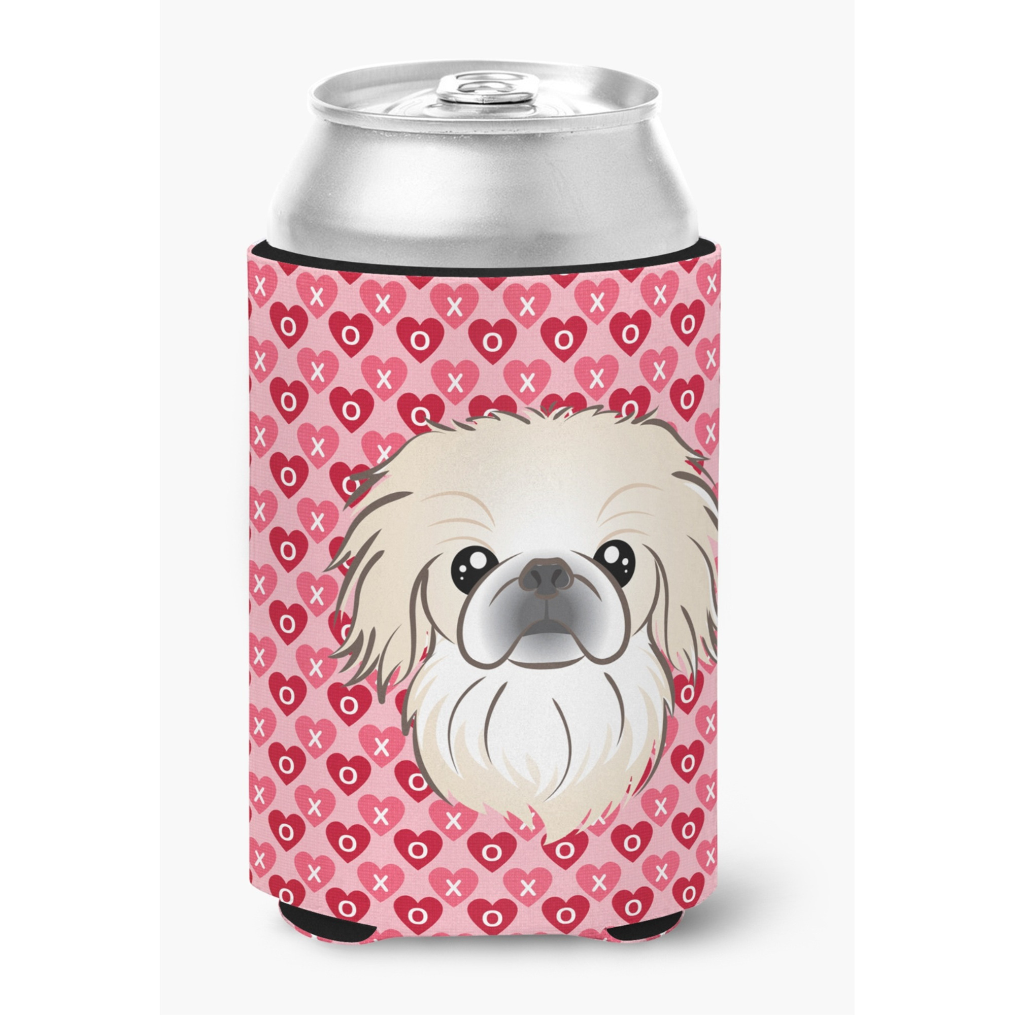 &quotCaroline's Treasures Pekingese Hearts Can or Bottle Hugger, Multicolor"