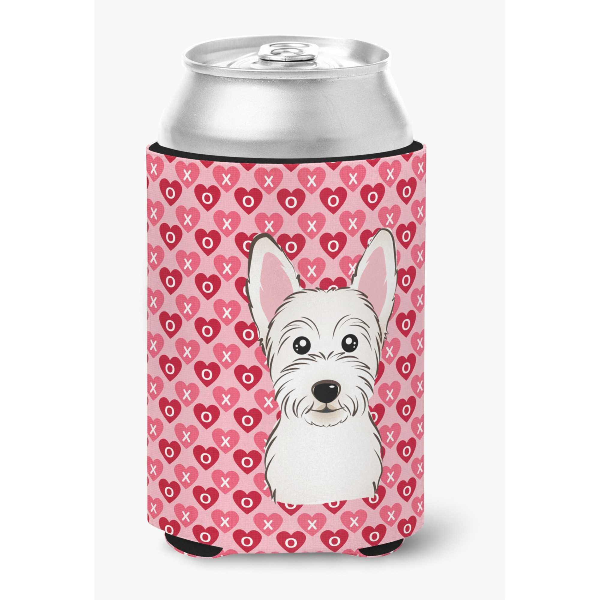 &quotCaroline's Treasures Westie Hearts Can or Bottle Hugger, Multicolor"