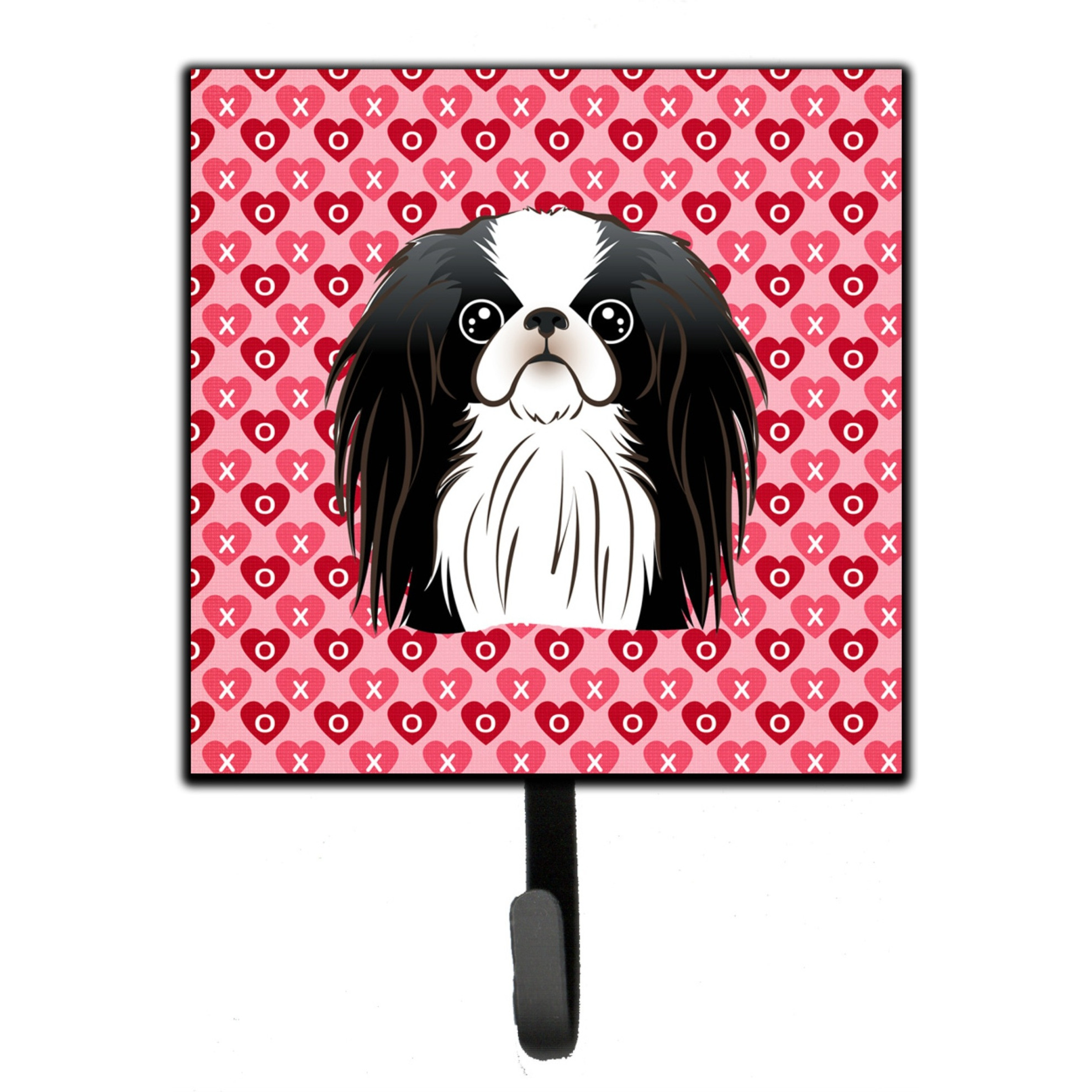 &quotCaroline's Treasures Japanese Chin Hearts Wall Hook, Small, Multicolor"