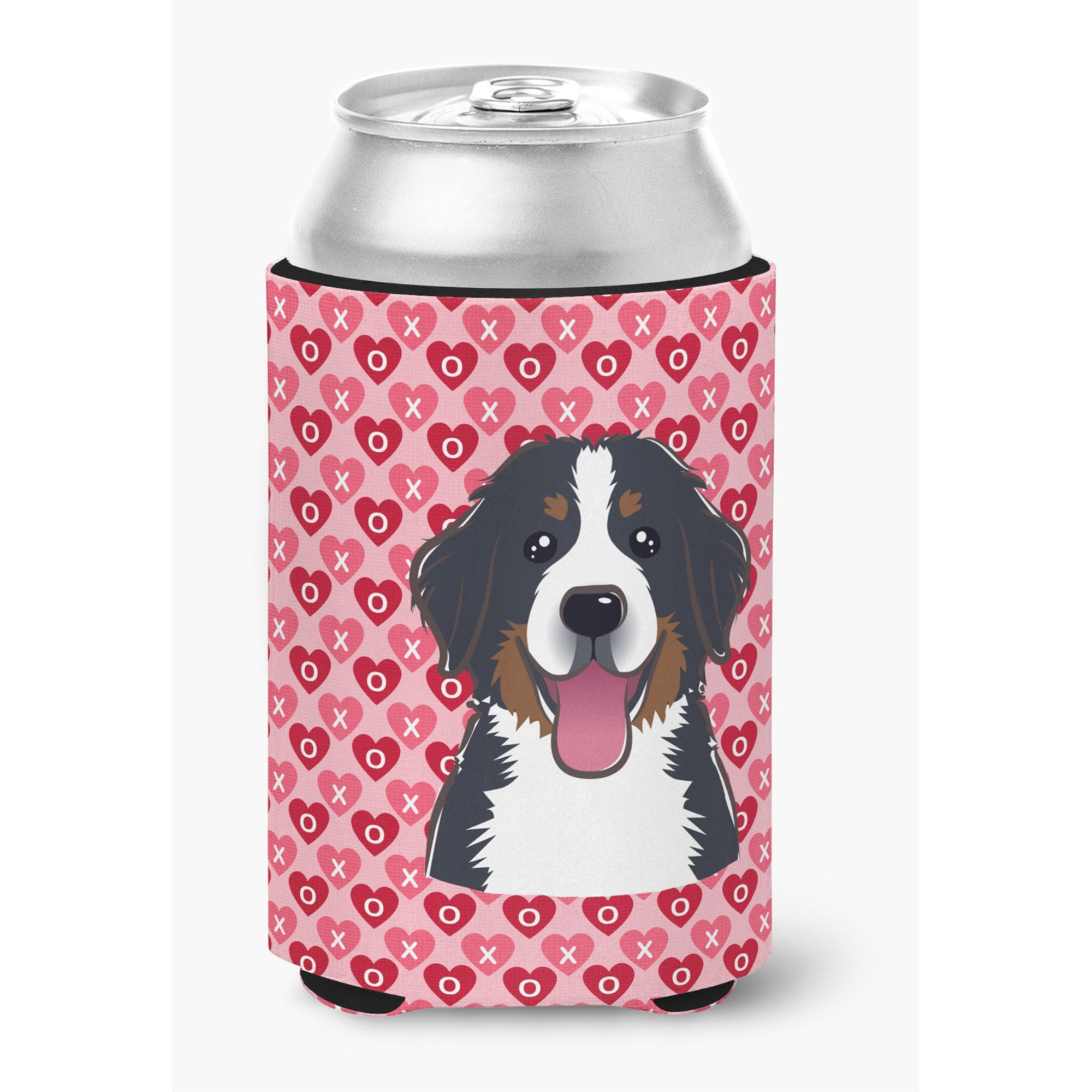 &quotCaroline's Treasures Bernese Mountain Dog Hearts Can or Bottle Hugger, Multicolor"