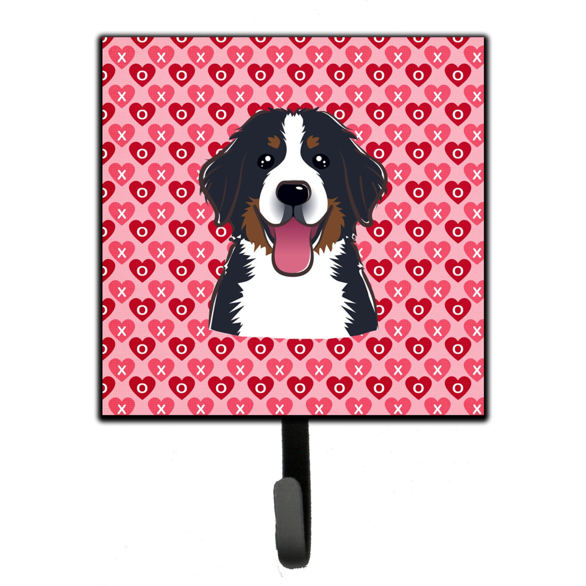 &quotCaroline's Treasures Bernese Mountain Dog Hearts Wall Hook, Small, Multicolor"