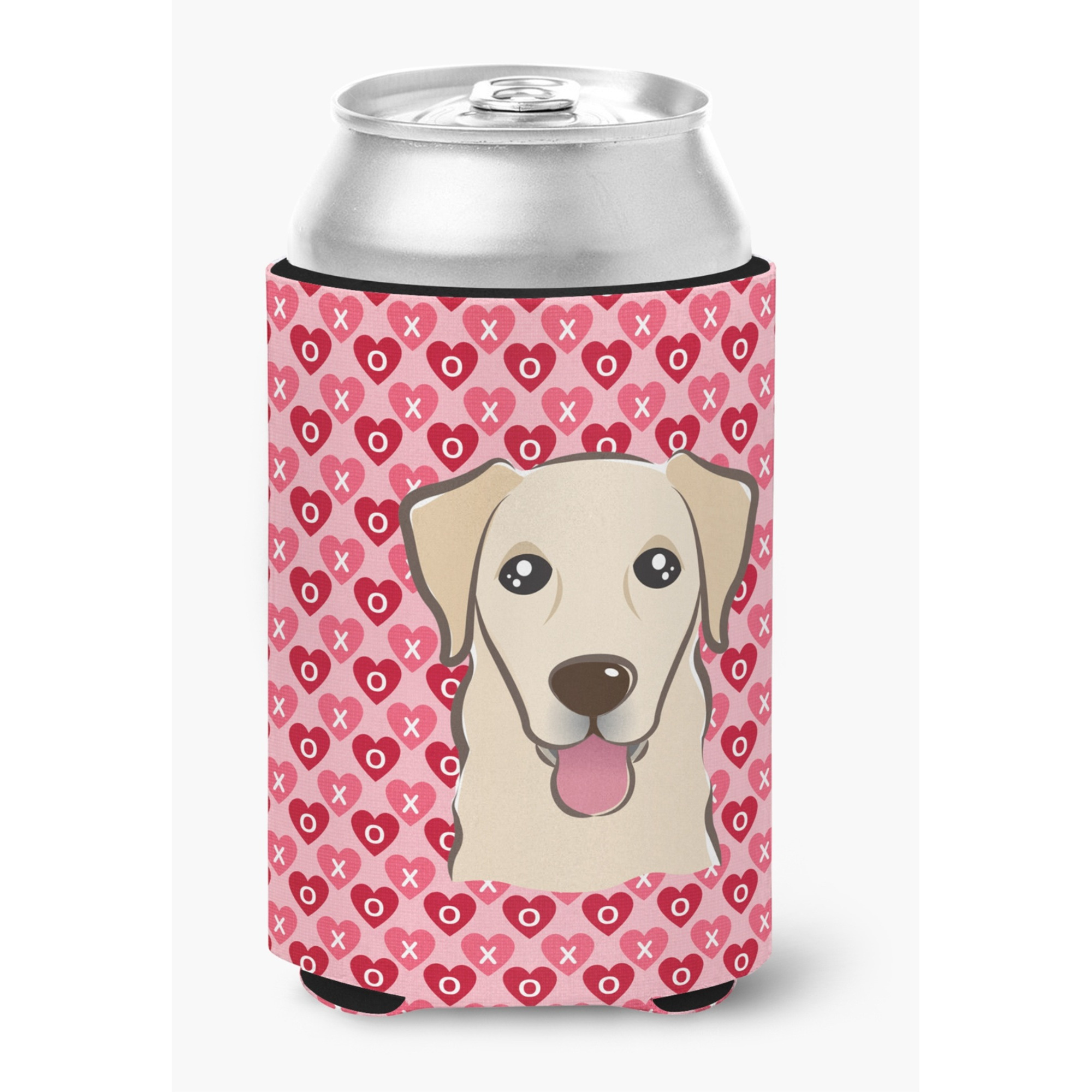 &quotCaroline's Treasures BB5322CC Golden Retriever Hearts Can or Bottle Hugger, Multicolor"