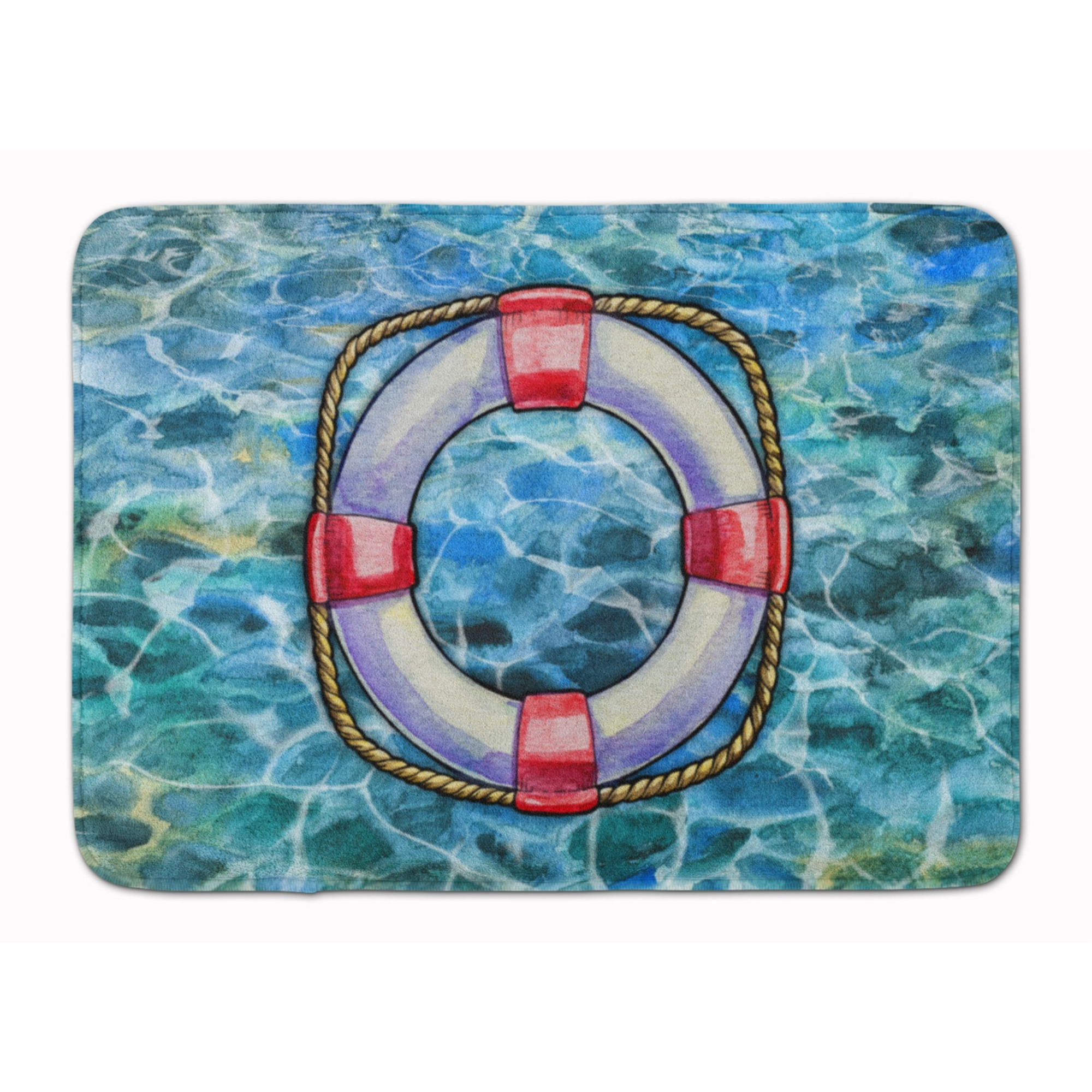 &quotCaroline's Treasures Life Saver Floor Mat, 19 H x 27 W, Multicolor"