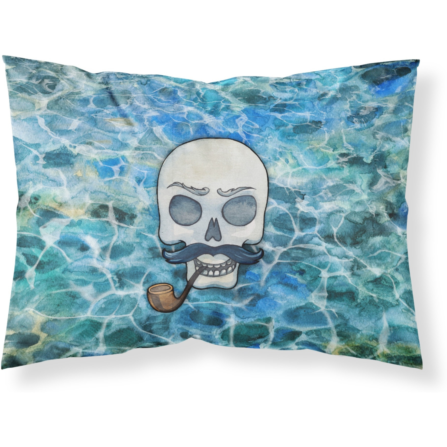 &quotCaroline's Treasures Skeleton Skull Pirate Pillowcase, Standard, Multicolor"