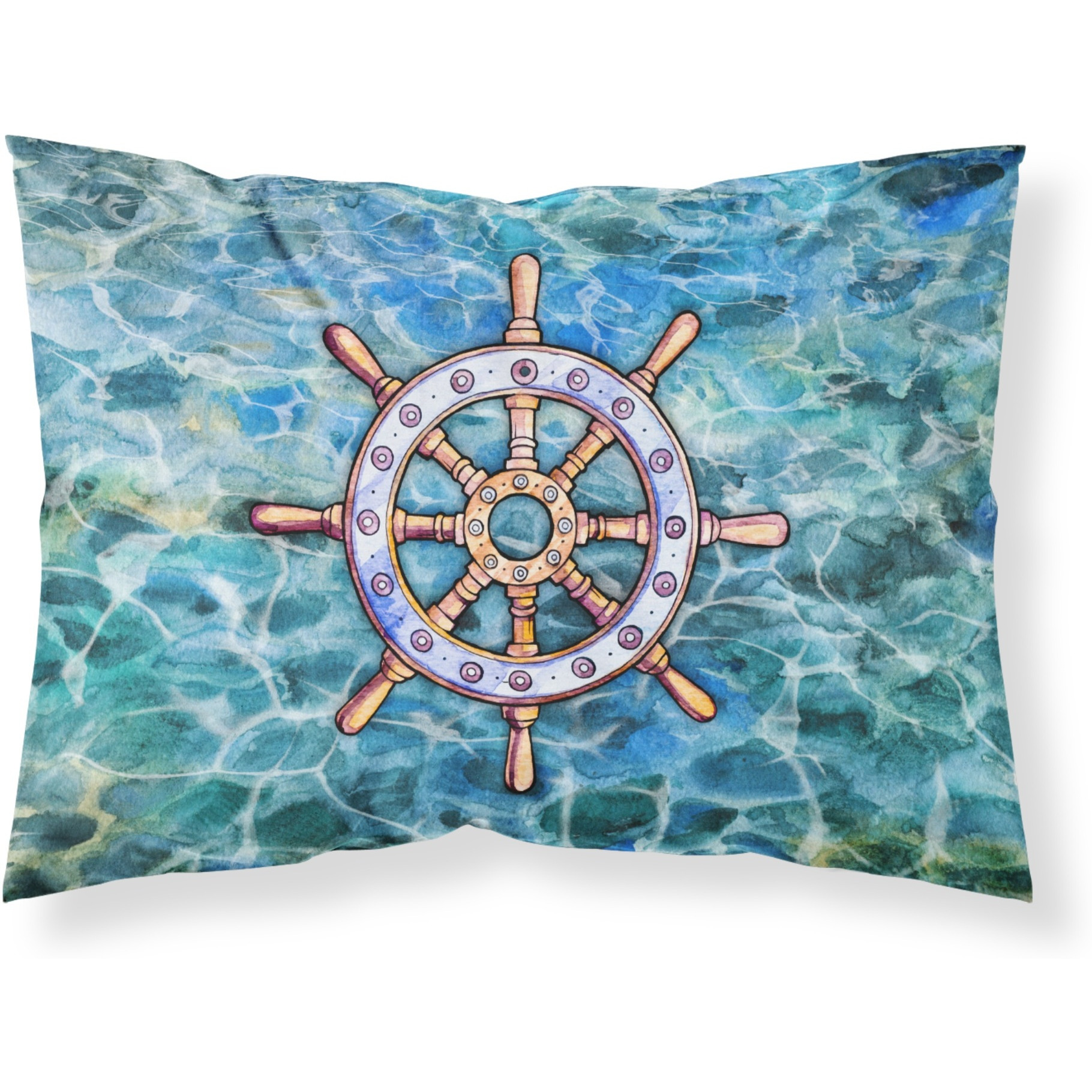 &quotCaroline's Treasures Steering Wheel Helm Pillowcase, Standard, Multicolor"