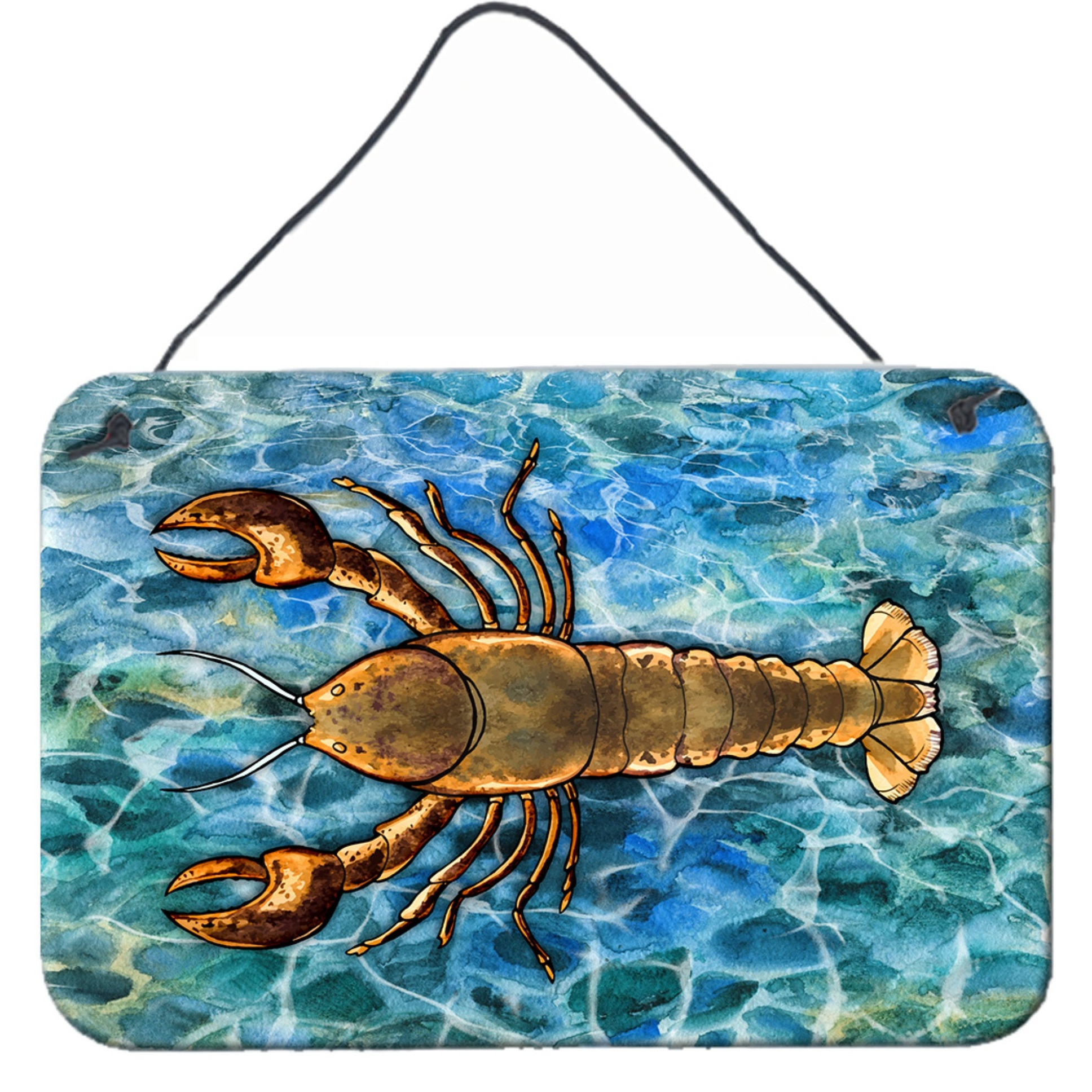 &quotCaroline's Treasures Lobster Metal Print, 8 H x 12 W"