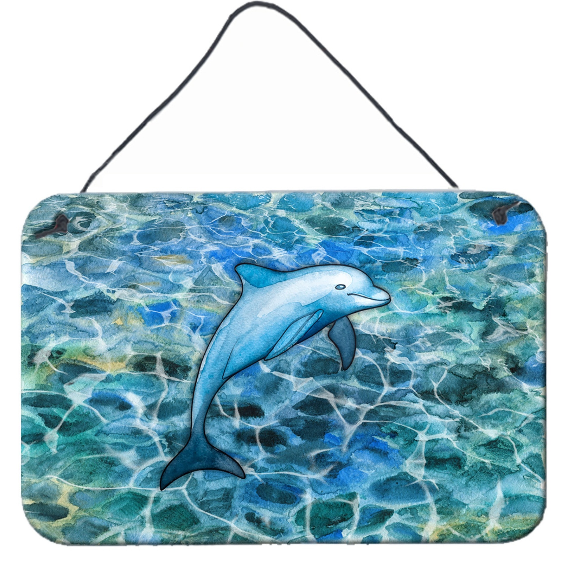&quotCaroline's Treasures Dolphin Metal Print, 8 H x 12 W"