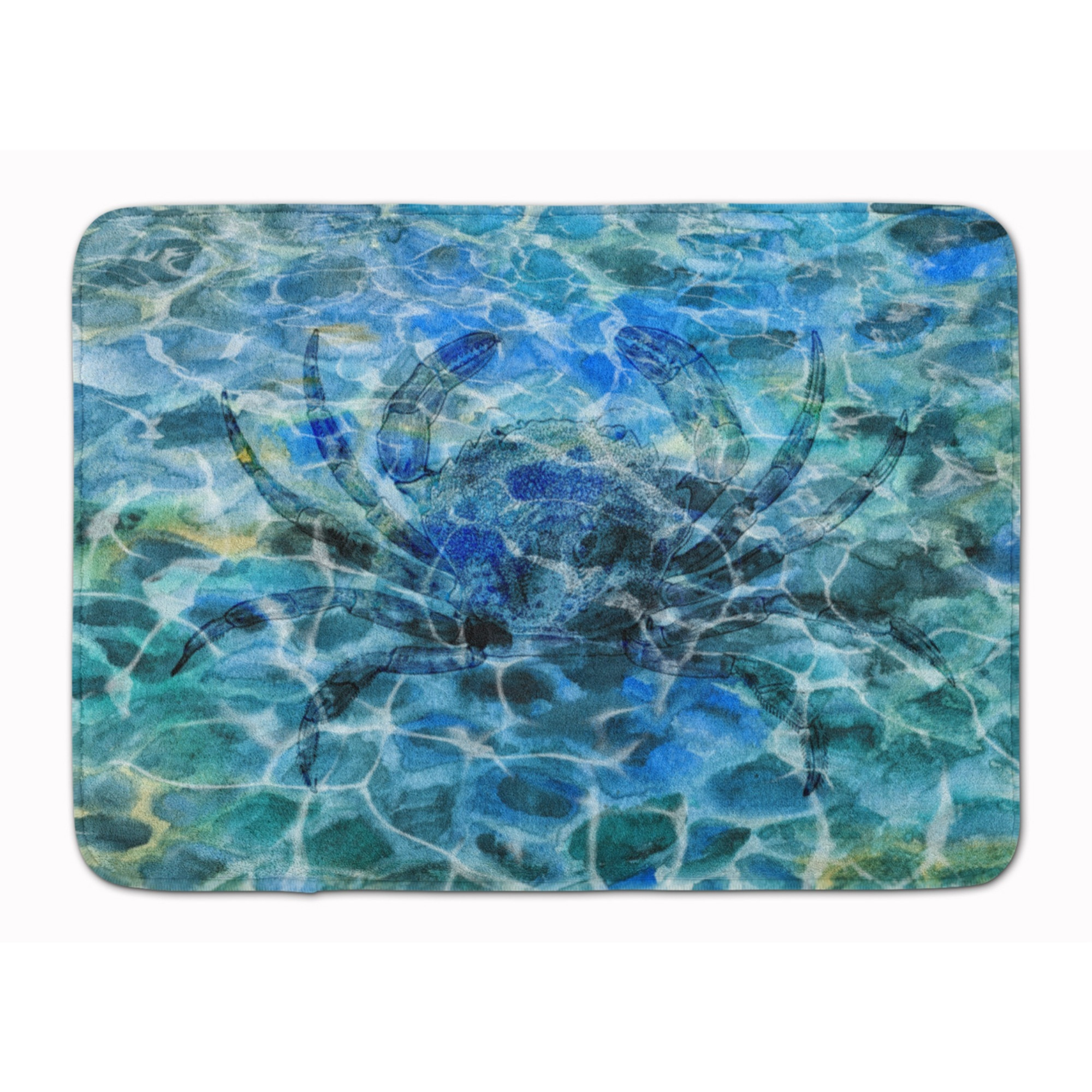 &quotCaroline's Treasures Crab Under water Floor Mat, 19 H x 27 W, Multicolor"