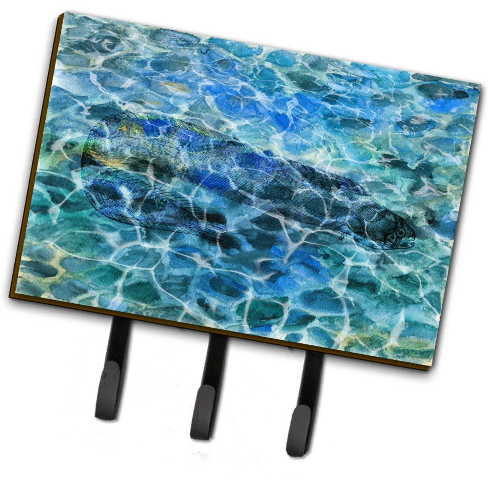 &quotCaroline's Treasures Eel Under water Wall Hook, Triple"