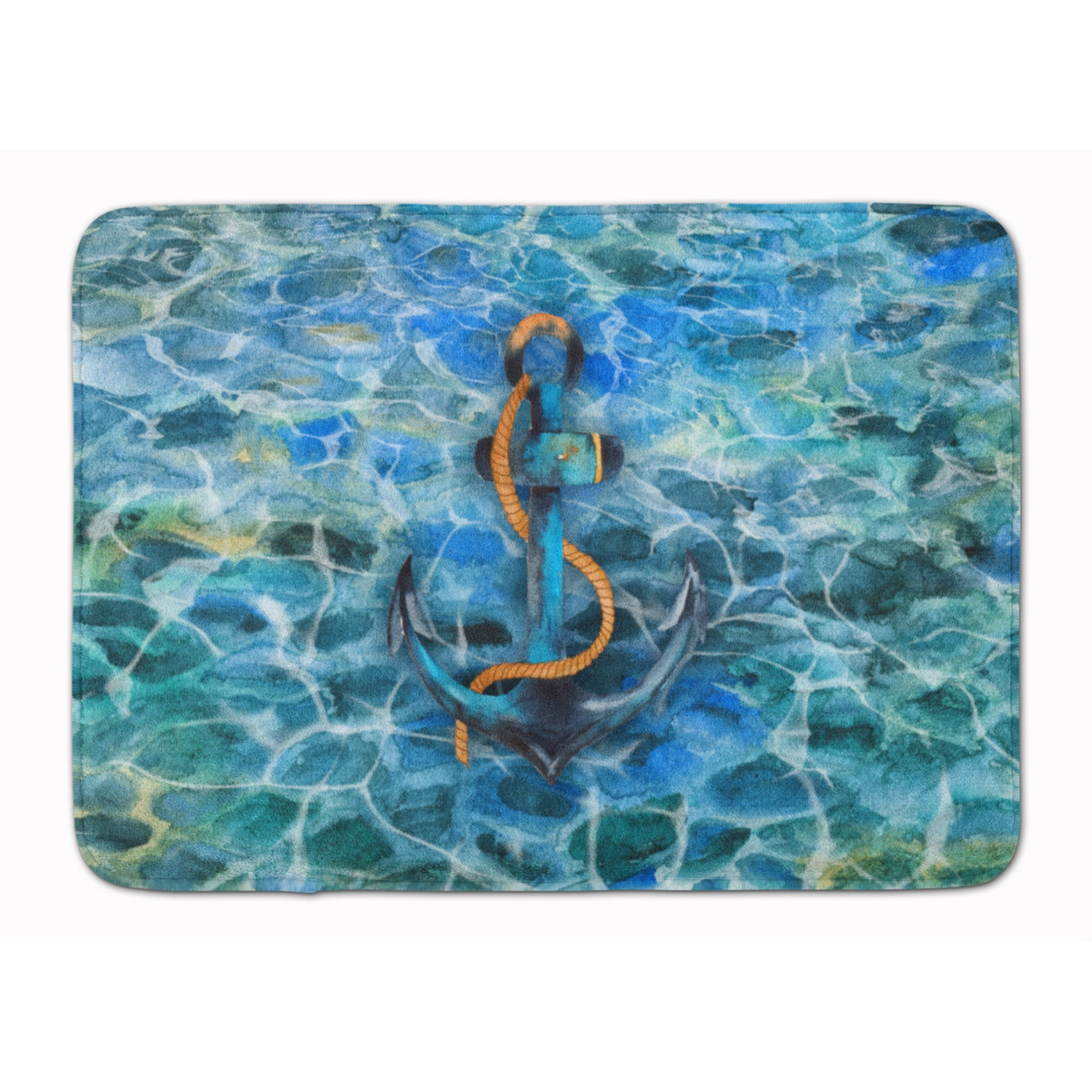 &quotCaroline's Treasures Anchor and Rope Floor Mat, 19 H x 27 W, Multicolor"