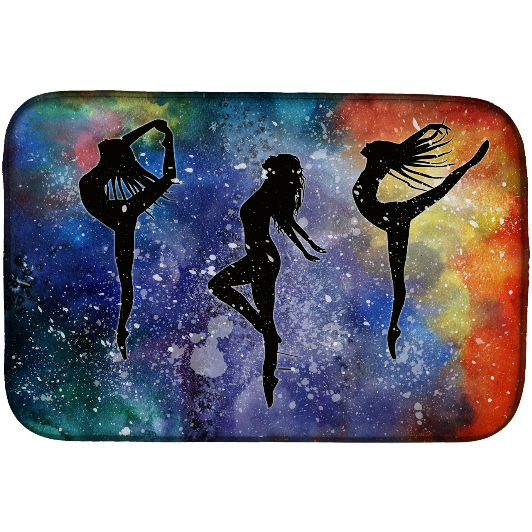 &quotCaroline's Treasures Dancers Dish Drying Mat, 14"" x 21"""