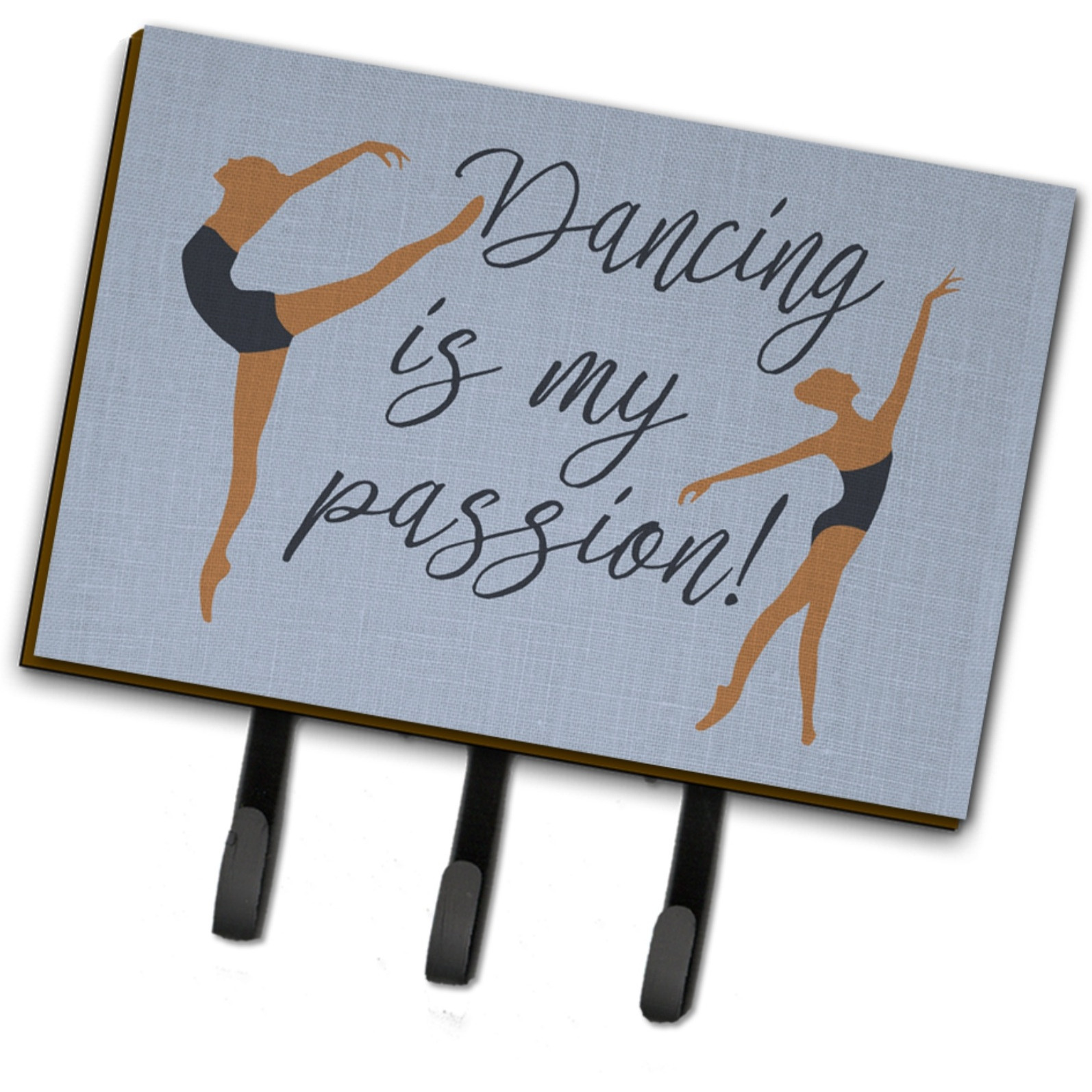 &quotCaroline's Treasures Dancing is My Passion Wall Hook, Triple"