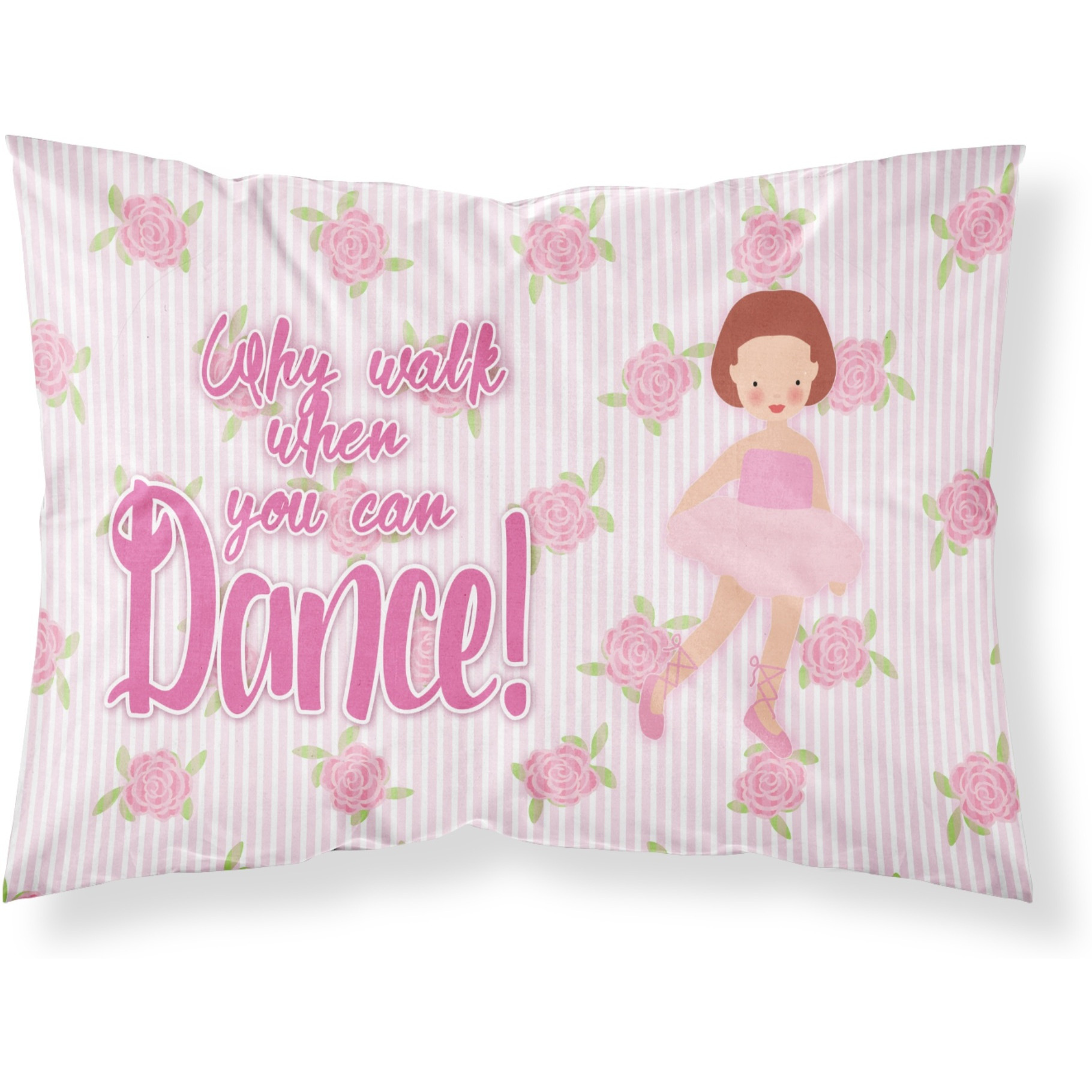 &quotCaroline's Treasures Ballet Red Short Hair Pillowcase, Standard, Multicolor"