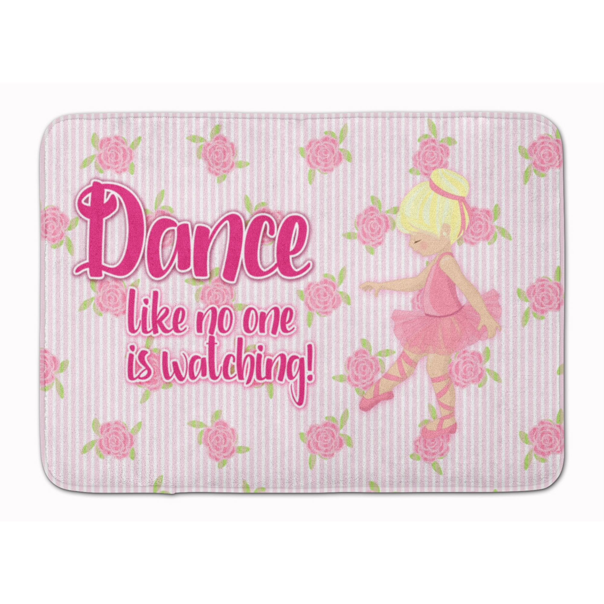 &quotCaroline's Treasures Ballet Dance Blonde Floor Mat, 19 H x 27 W, Multicolor"