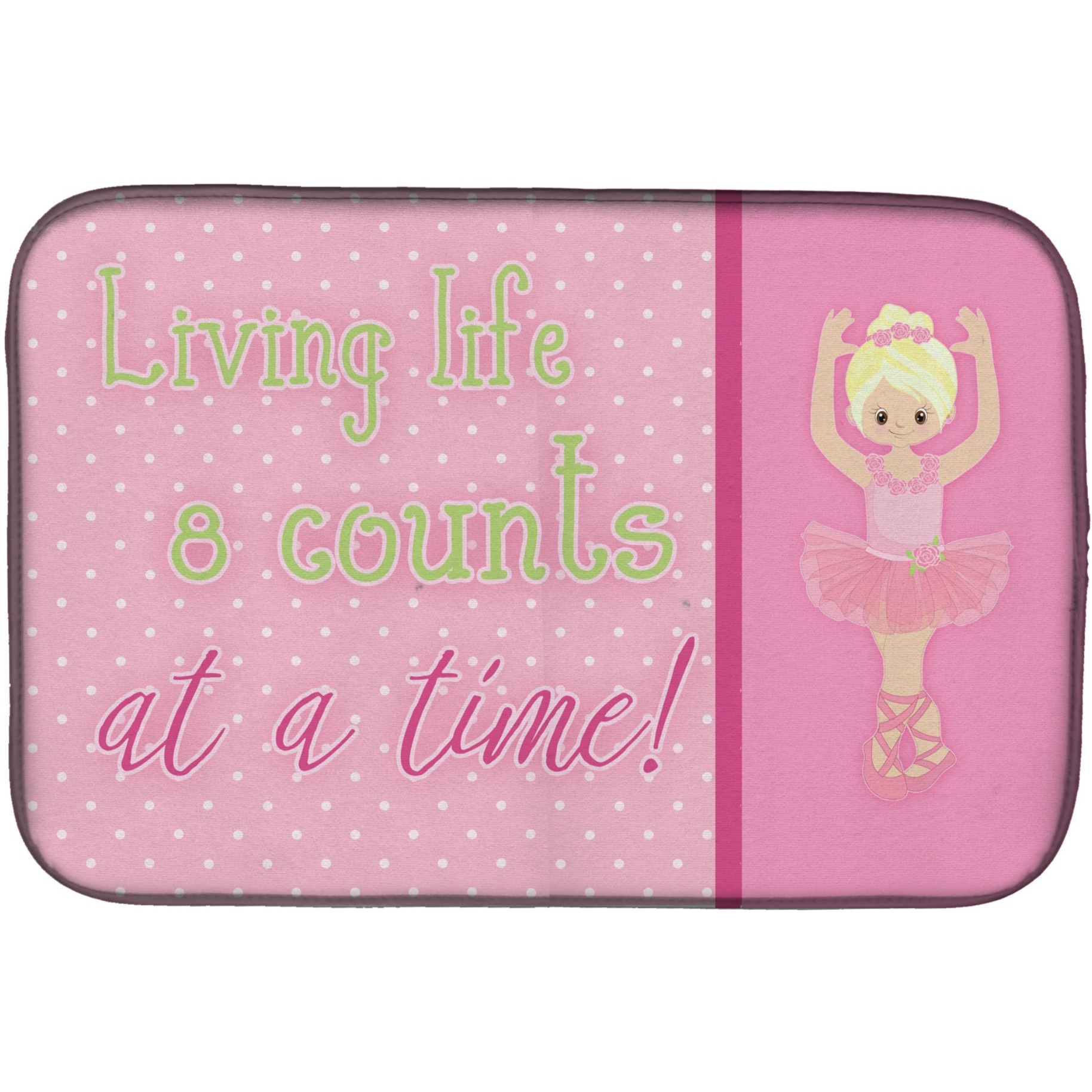 &quotCaroline's Treasures BB5397DDM Dish Drying Mat, 14"" x 21"", Multicolor"