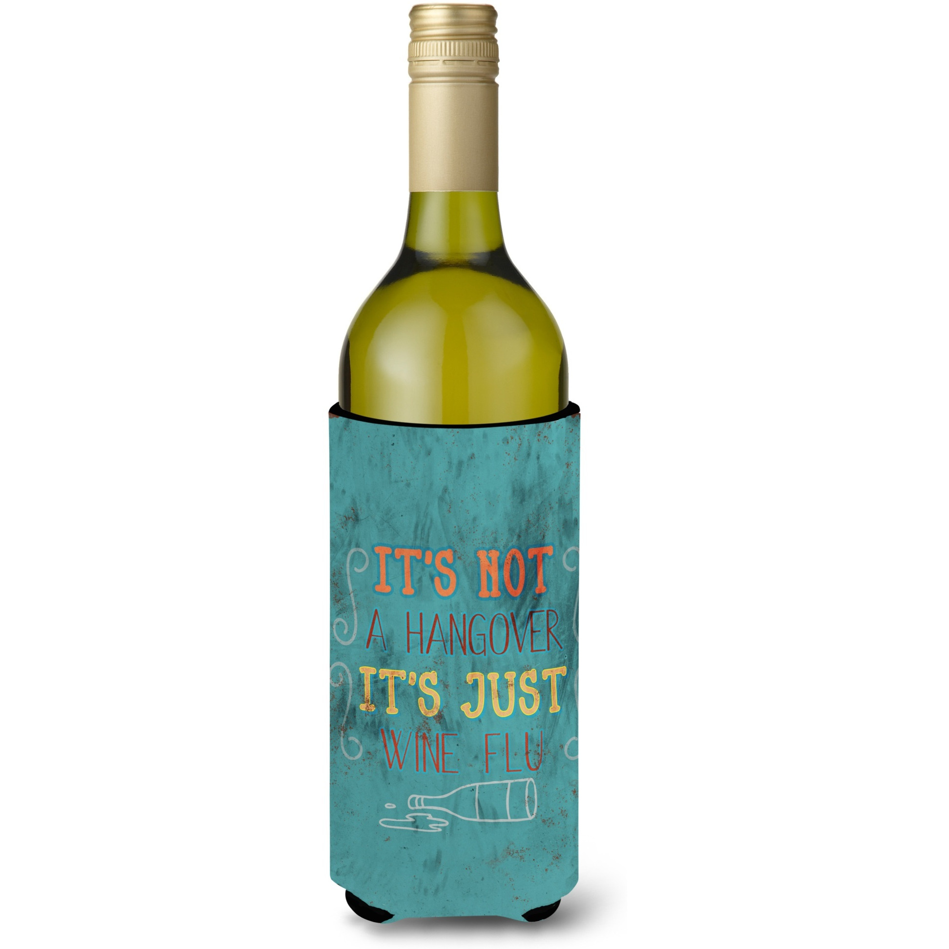 &quotCaroline's Treasures BB5426LITERK Wine Flu Wine Bottle Beverage Insulator Hugger, 750ml, Multicolor"