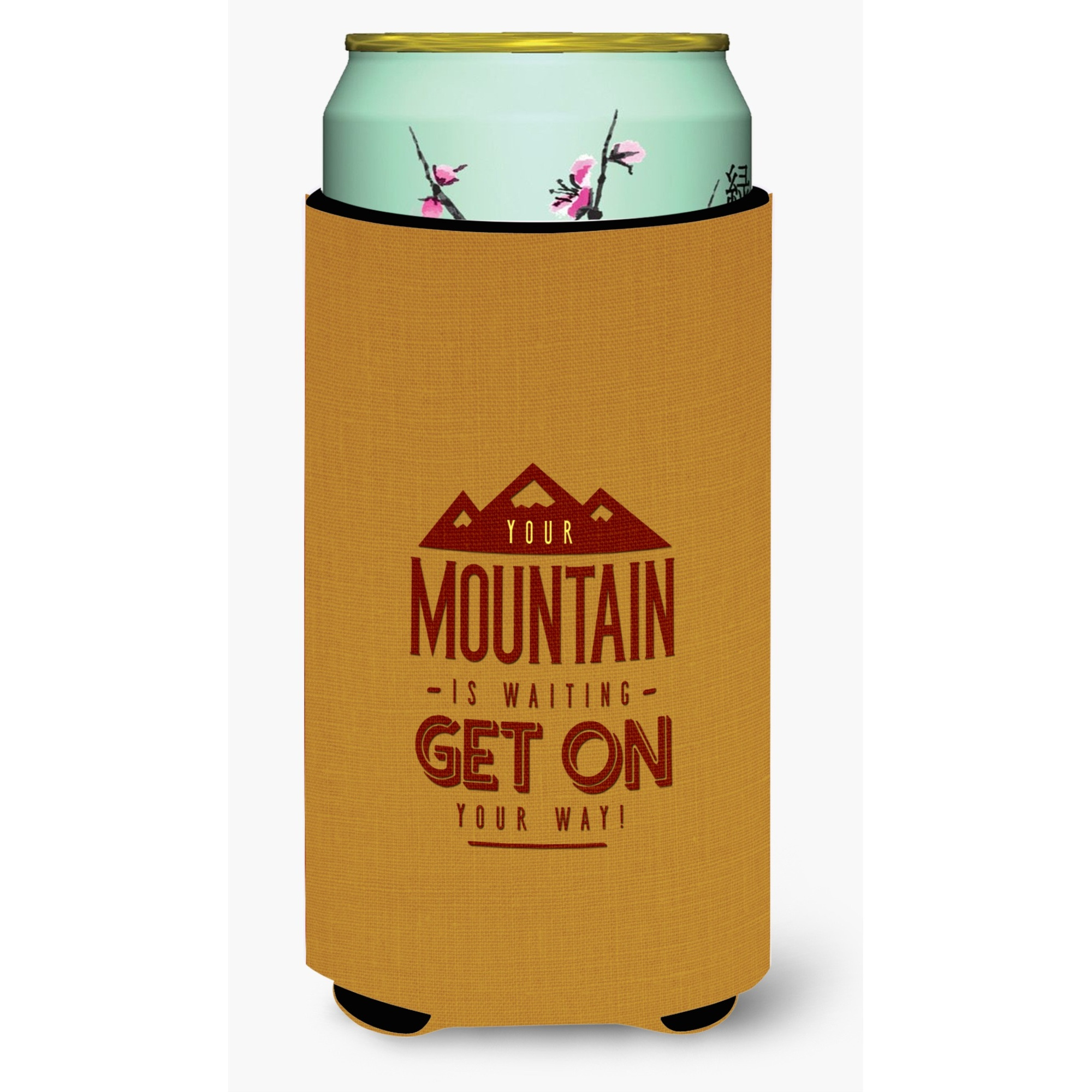 &quotCaroline's Treasures The Mountain Is Waiting Tall Boy Beverage Insulator Hugger, Multicolor"