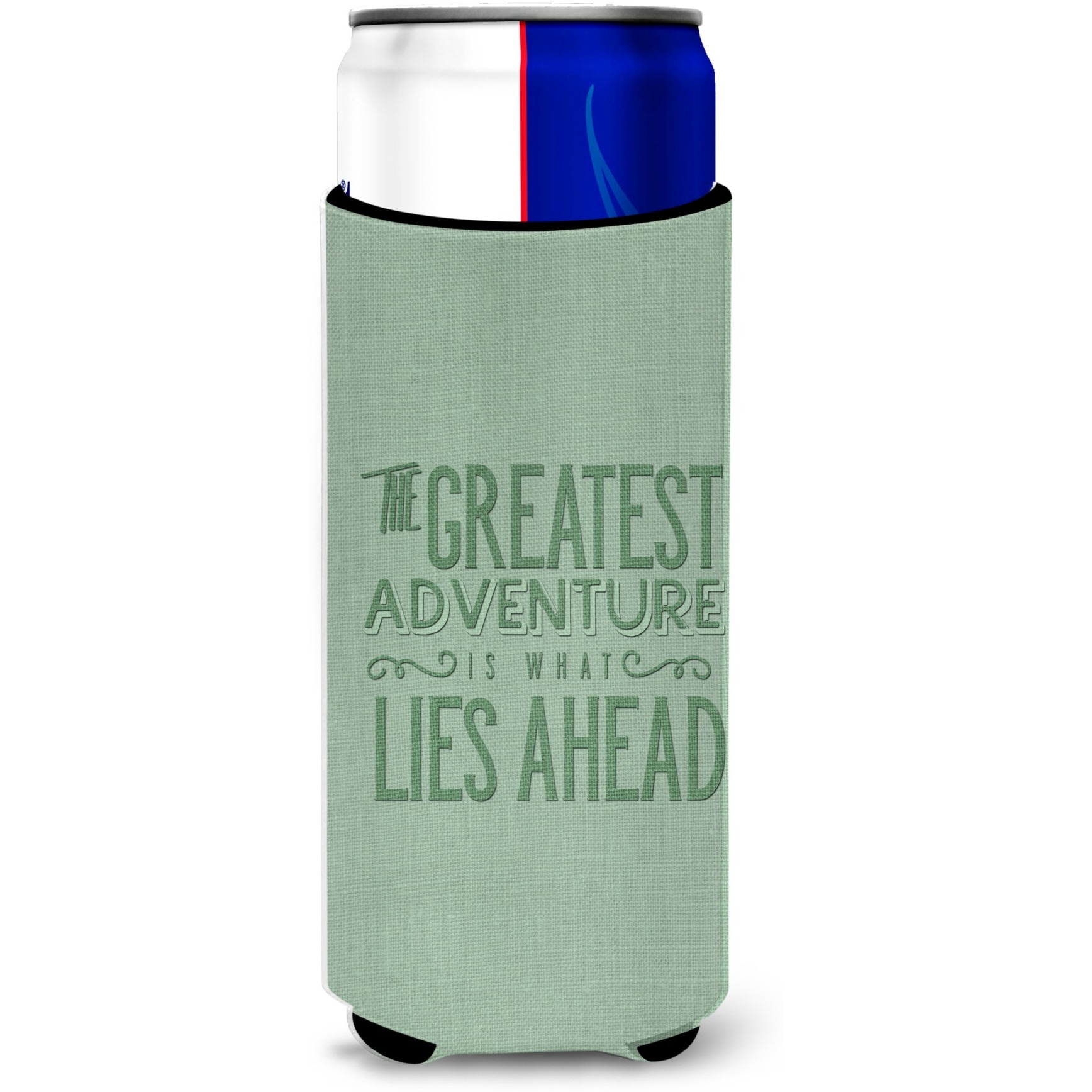 &quotCaroline's Treasures Greatest Adventure Lies Ahead Michelob Ultra Hugger For Slim Cans, Multicolor"