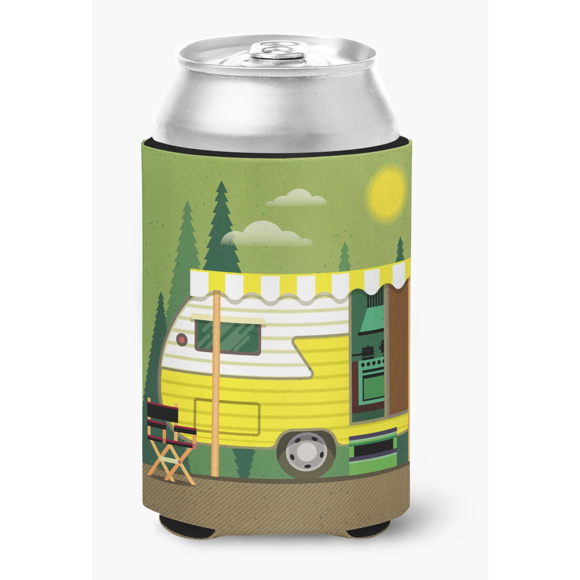 &quotCaroline's Treasures Greatest Adventure Retro Camper Can or Bottle Hugger, Can Hugger, Multicolor"