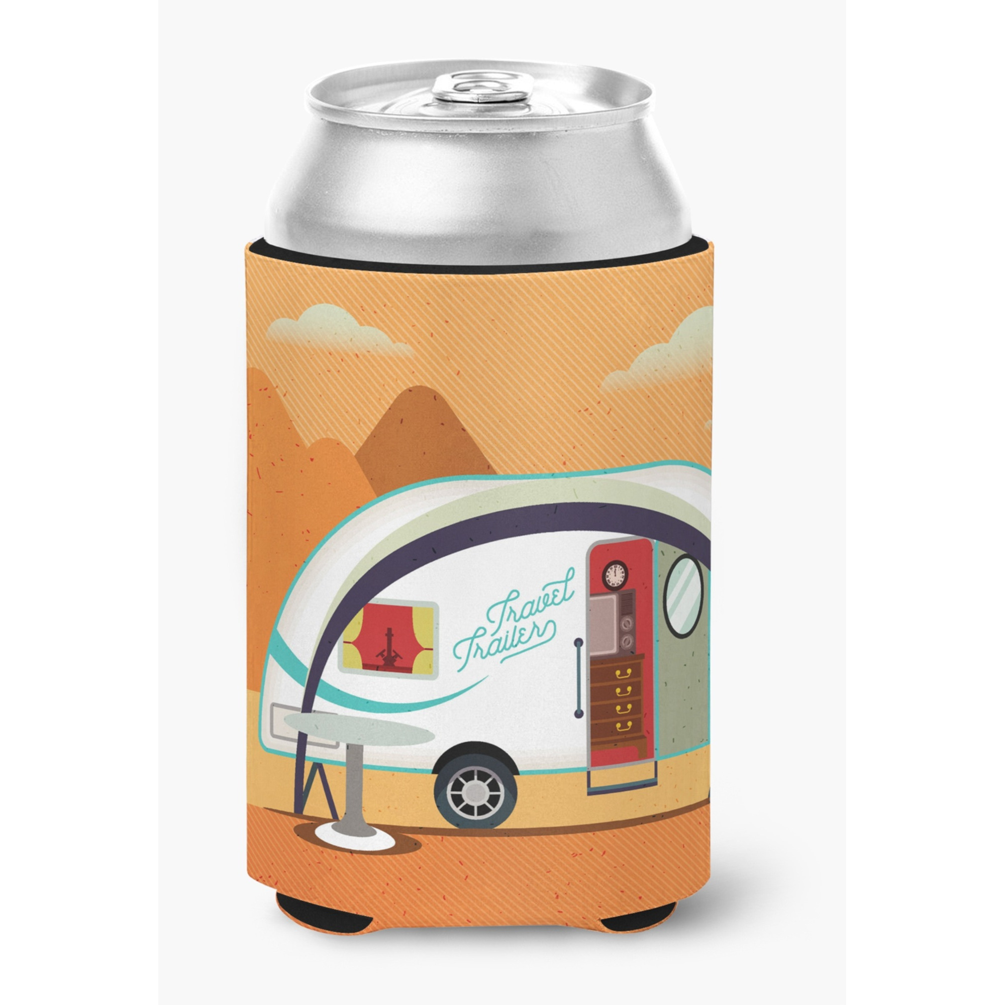 &quotCaroline's Treasures Greatest Adventure New Camper Can or Bottle Hugger, Can Hugger, Multicolor"