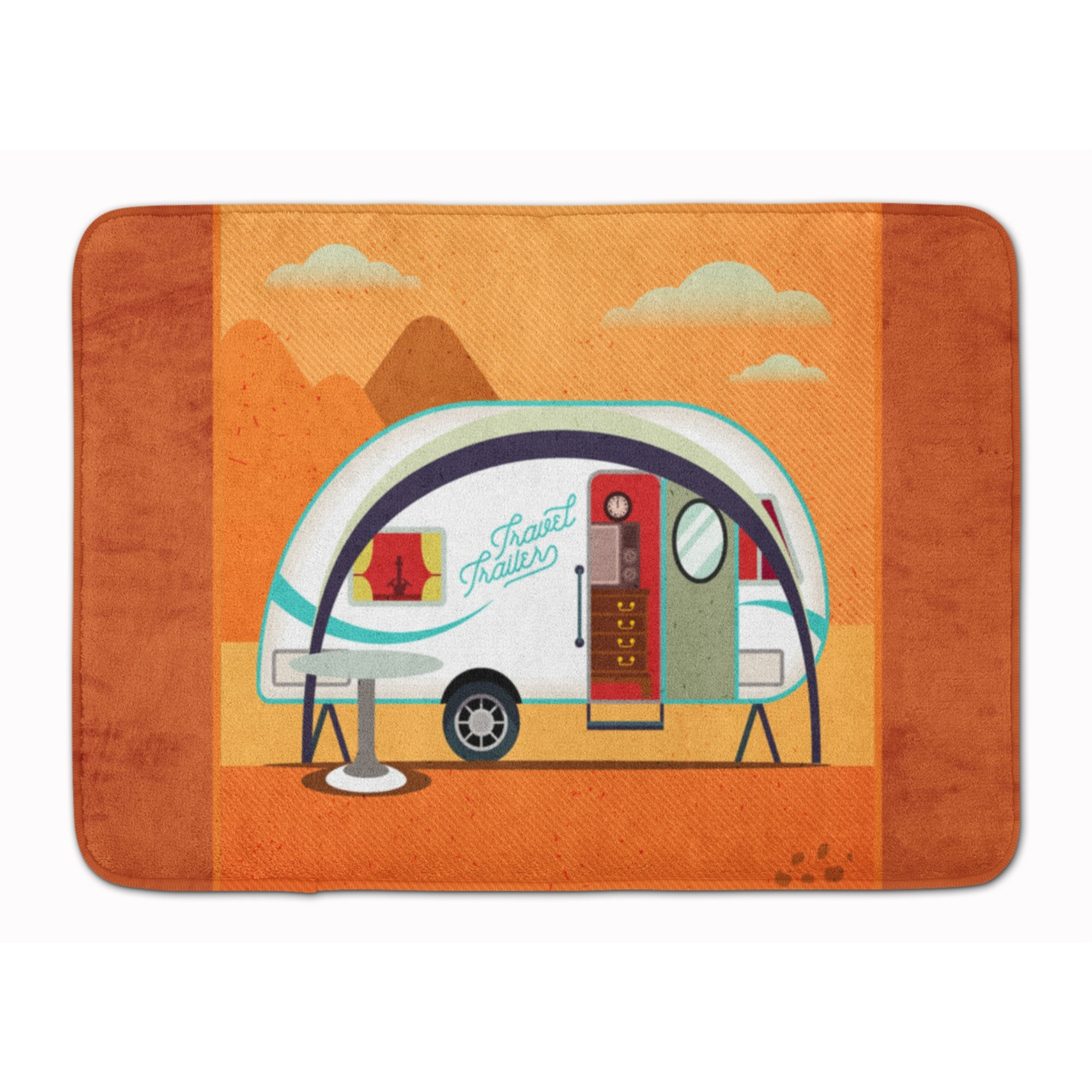 &quotCaroline's Treasures Greatest Adventure New Camper Floor Mat, 19 x 27, Multicolor"