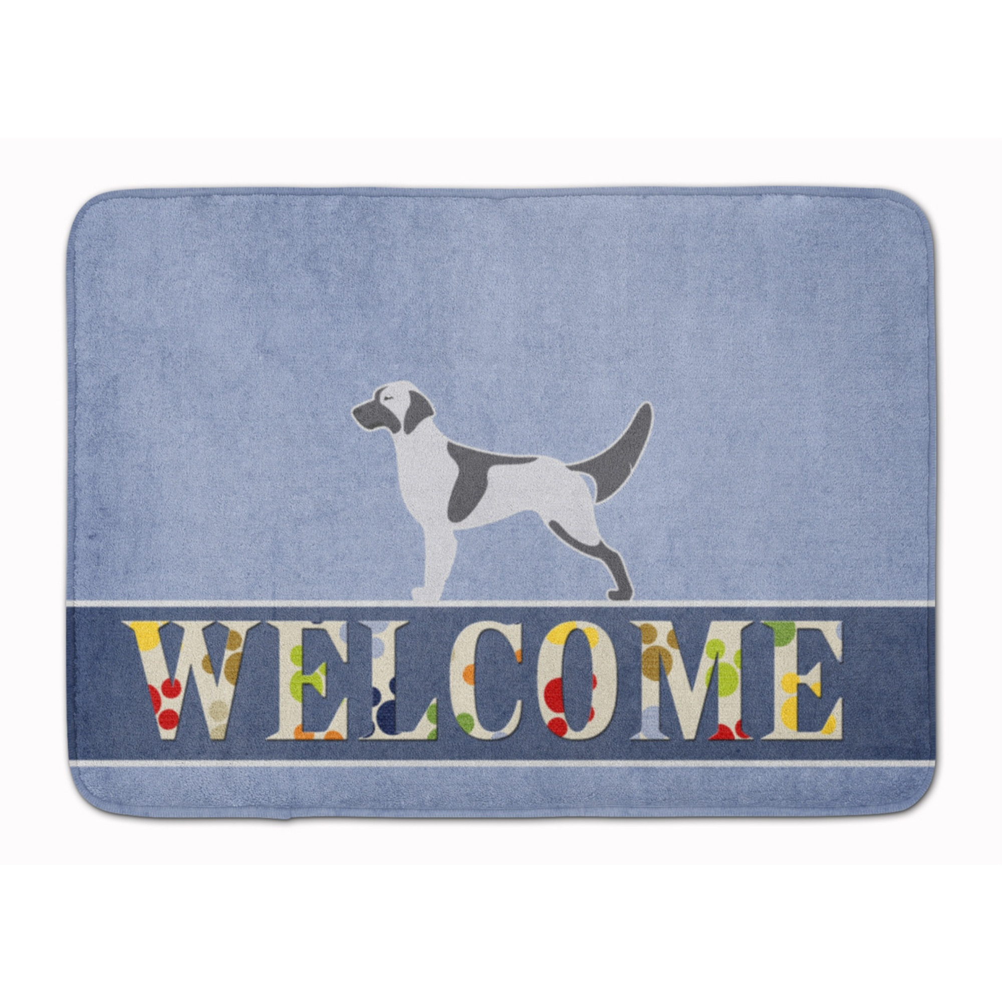 &quotCaroline's Treasures English Setter Welcome Floor Mat, 19 x 27, Multicolor"
