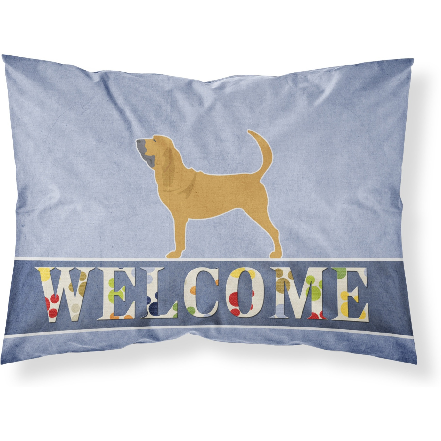 &quotCaroline's Treasures Bloodhound Welcome Pillowcase, Standard,"