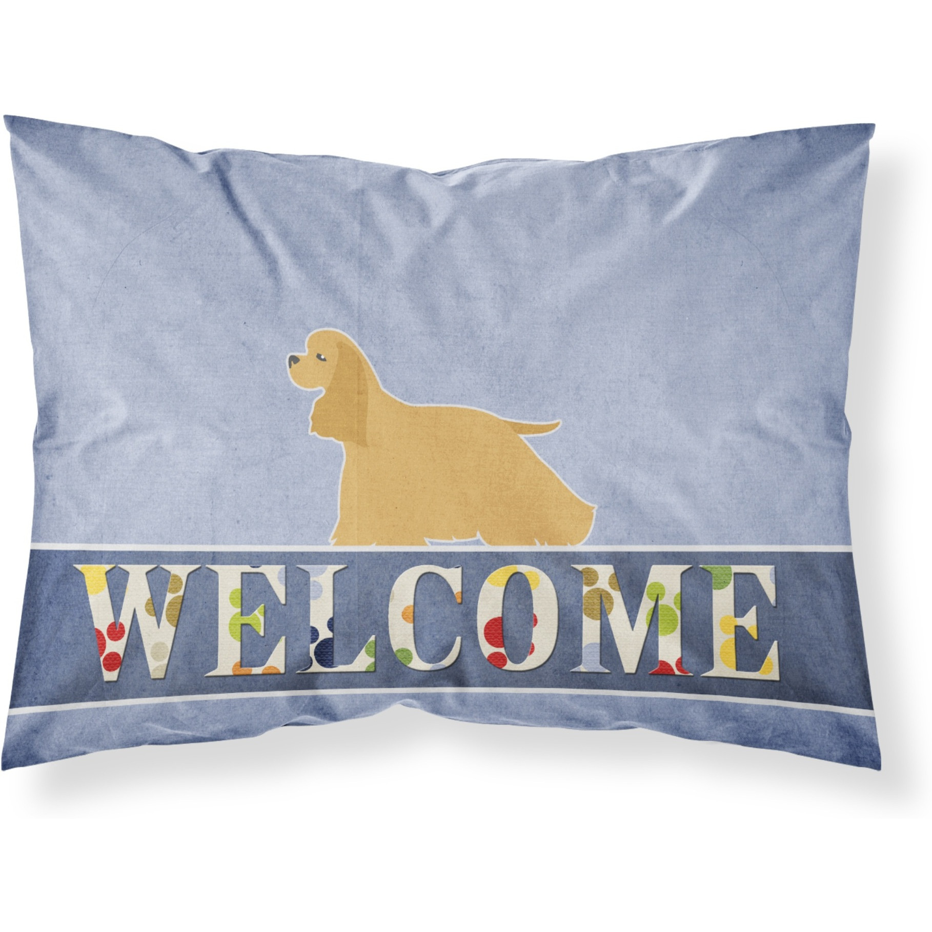 &quotCaroline's Treasures Cocker Spaniel Welcome Pillowcase, Standard,"