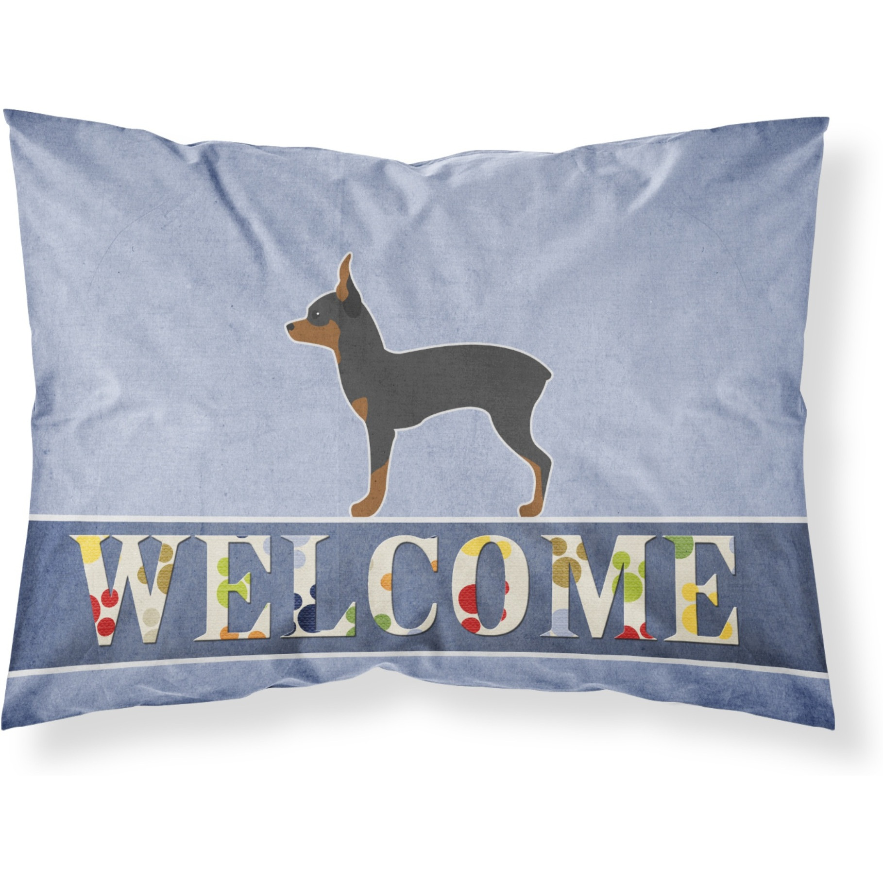 &quotCaroline's Treasures Toy Fox Terrier Welcome Pillowcase, Standard,"