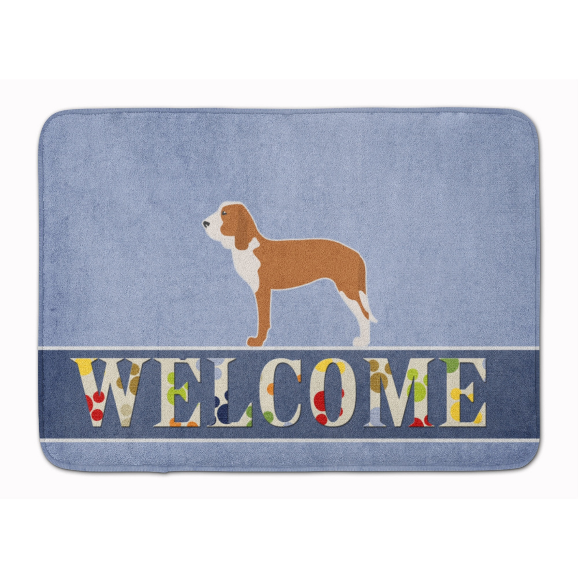 &quotCaroline's Treasures Spanish Hound Welcome Floor Mat, 19 x 27, Multicolor"