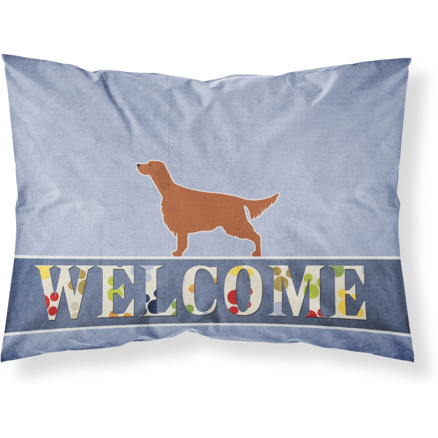 &quotCaroline's Treasures Irish Setter Welcome Pillowcase, Standard,"
