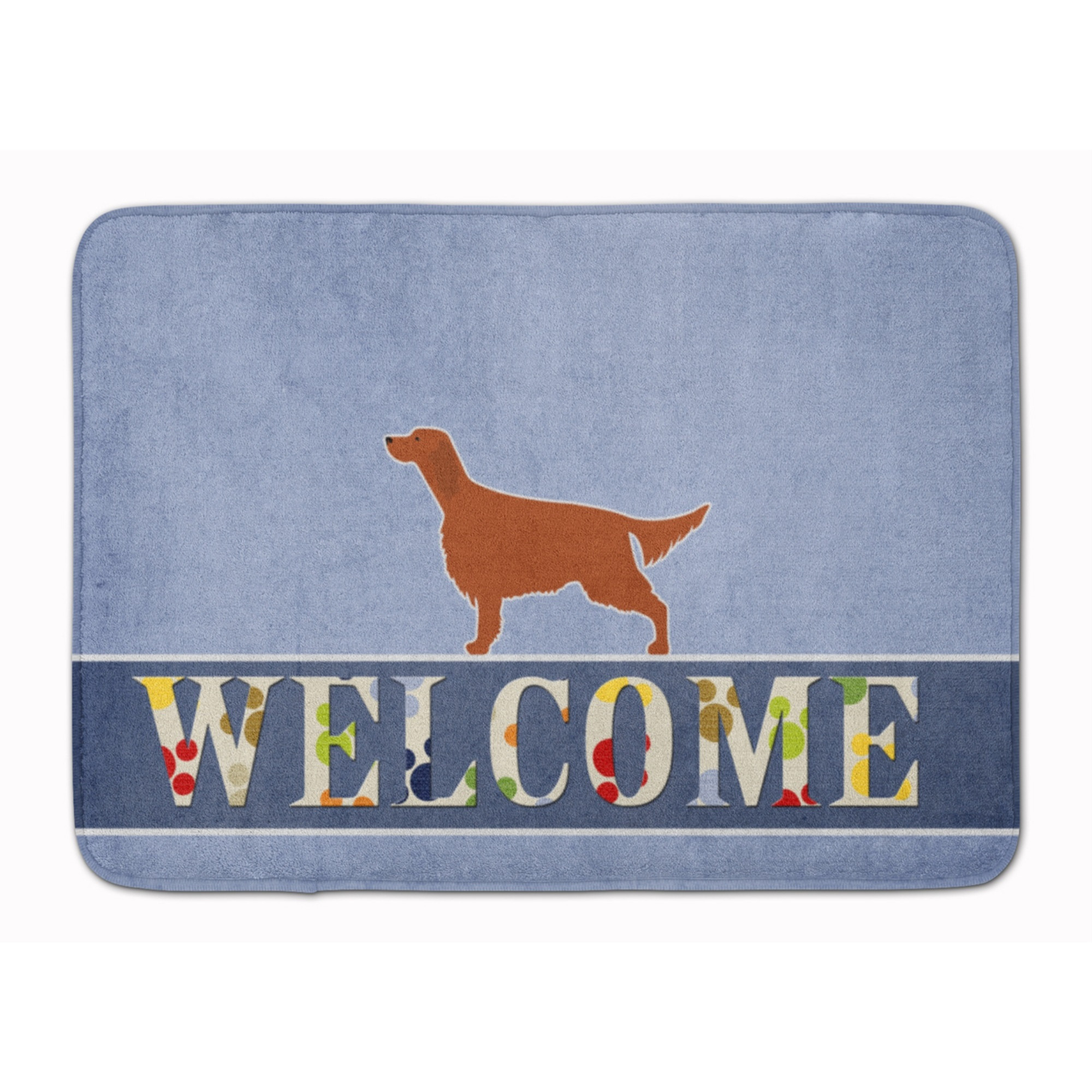 &quotCaroline's Treasures Irish Setter Welcome Floor Mat, 19 x 27, Multicolor"