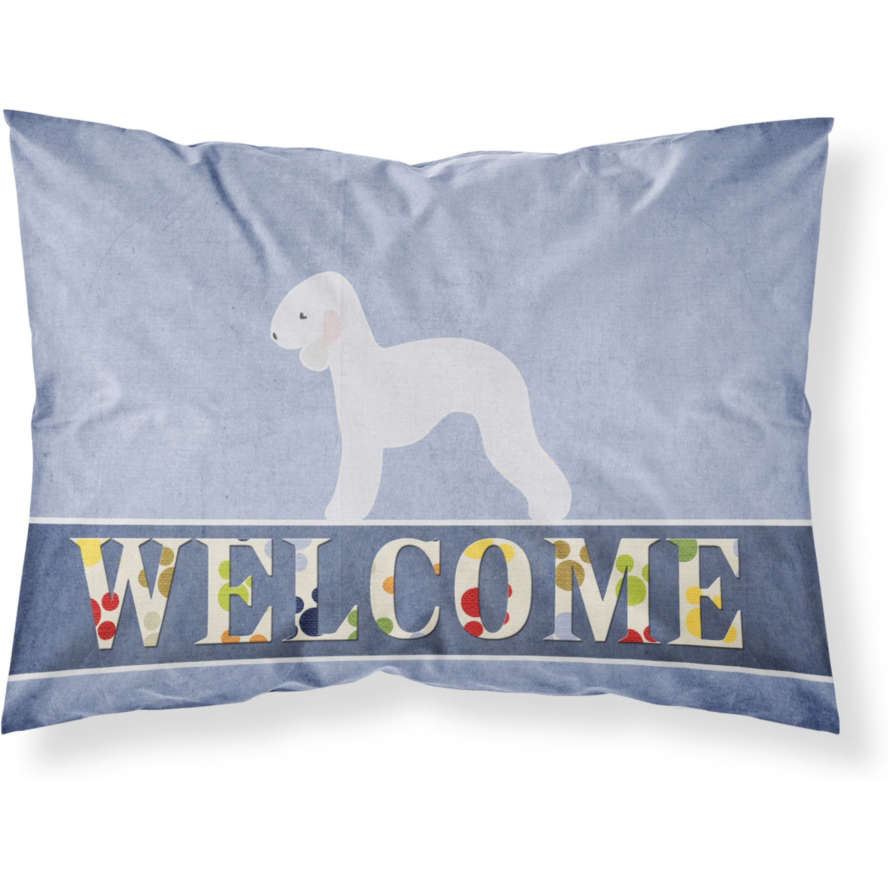 &quotCaroline's Treasures Bedlington Terrier Welcome Pillowcase, Standard,"