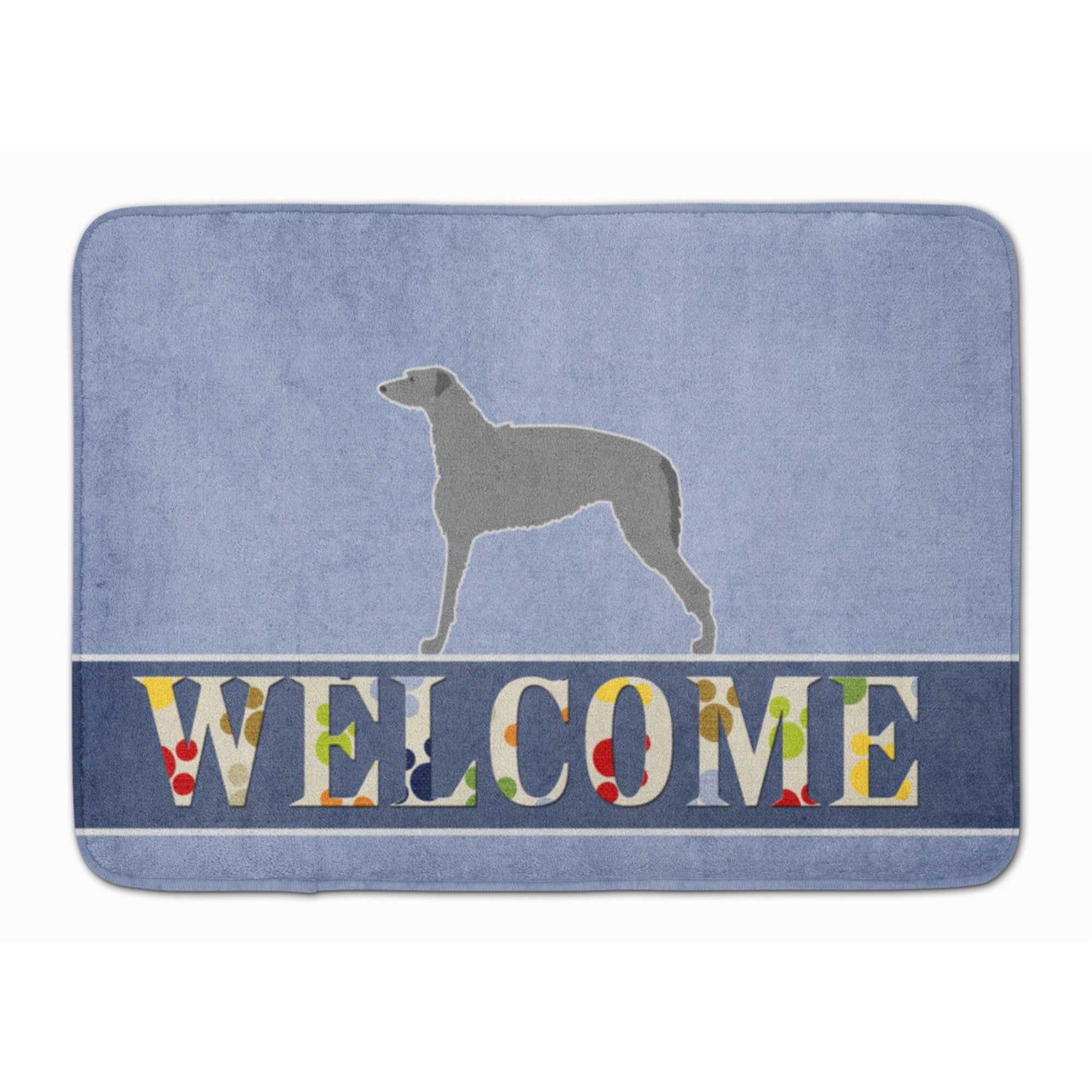 &quotCaroline's Treasures Scottish Deerhound Welcome Floor Mat, 19 x 27, Multicolor"