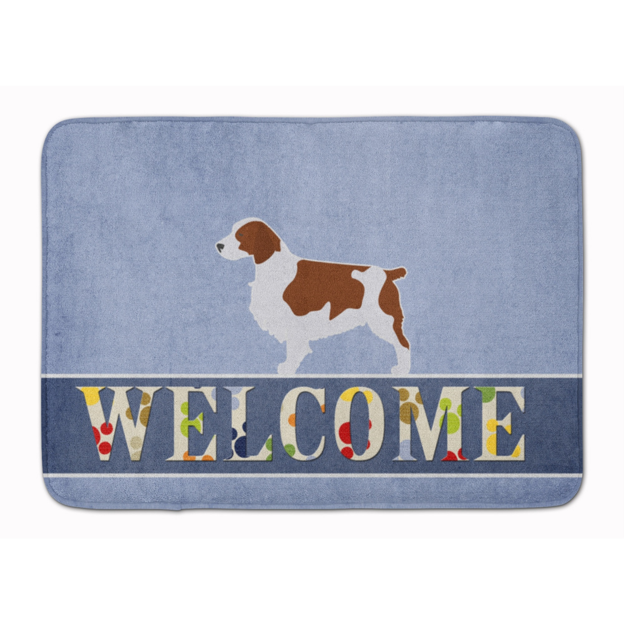 &quotCaroline's Treasures Welsh Springer Spaniel Welcome Floor Mat, 19 x 27, Multicolor"