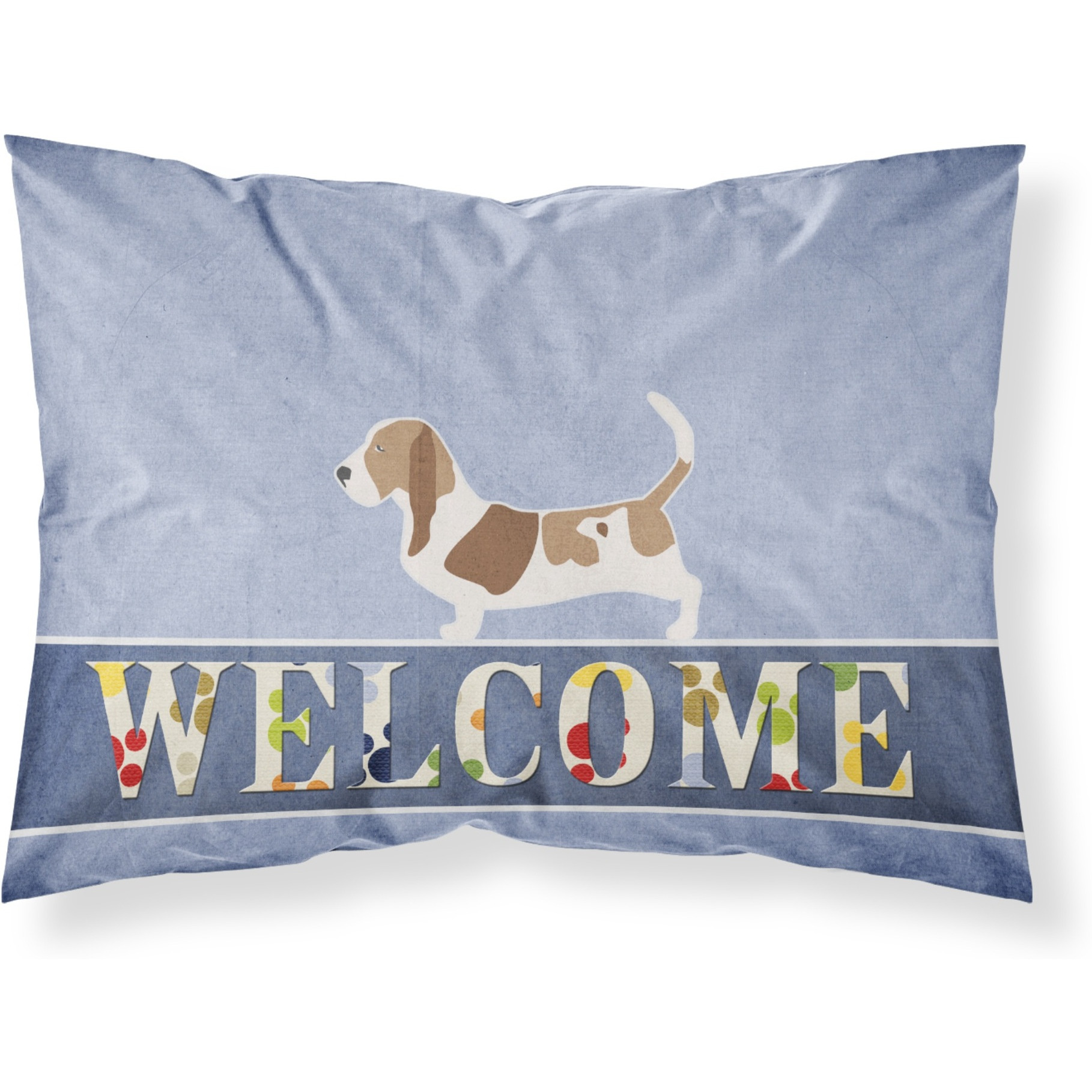 &quotCaroline's Treasures Welcome Basset Hound Pillowcase, Standard"