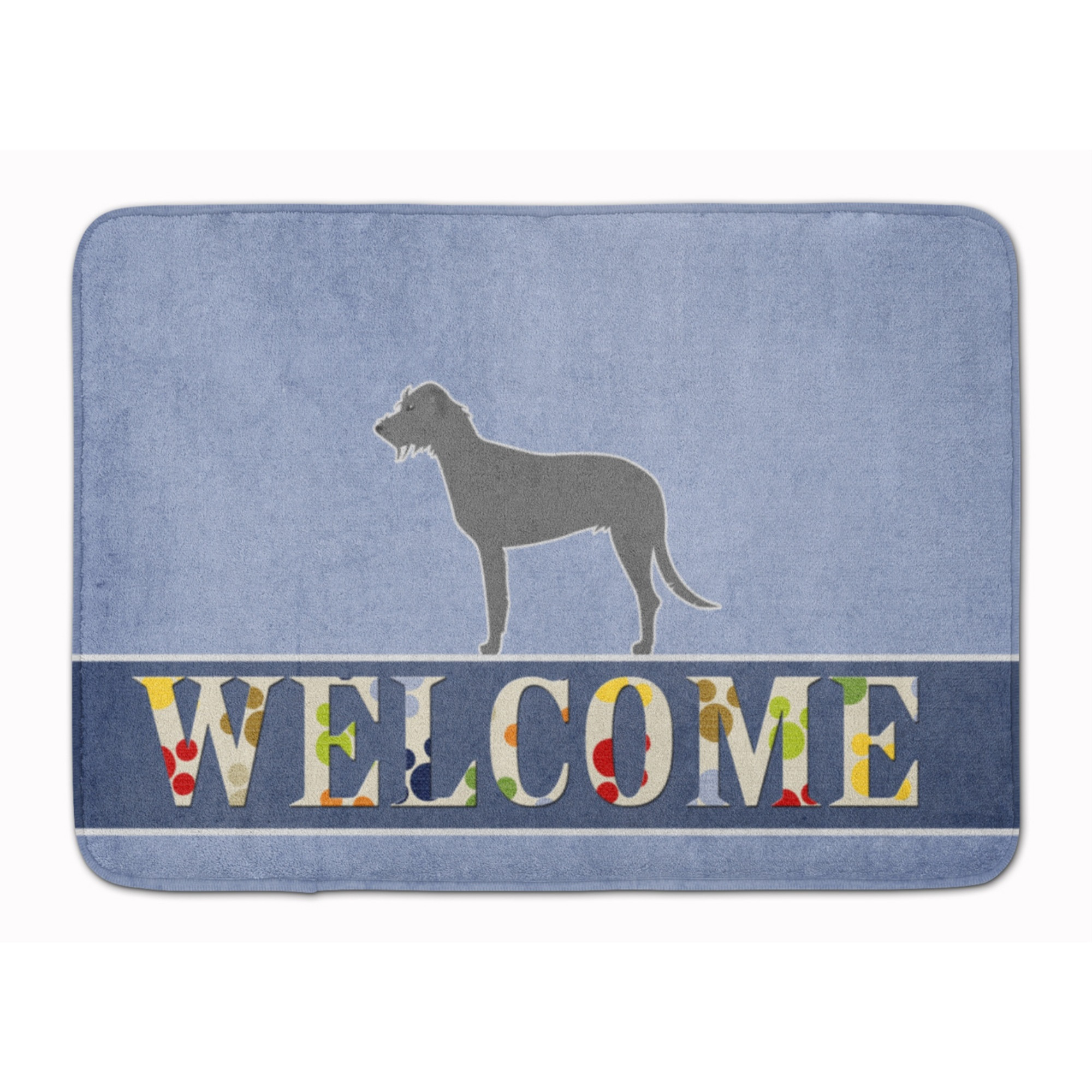 &quotCaroline's Treasures Irish Wolfhound Welcome Floor Mat, 19 x 27, Multicolor"