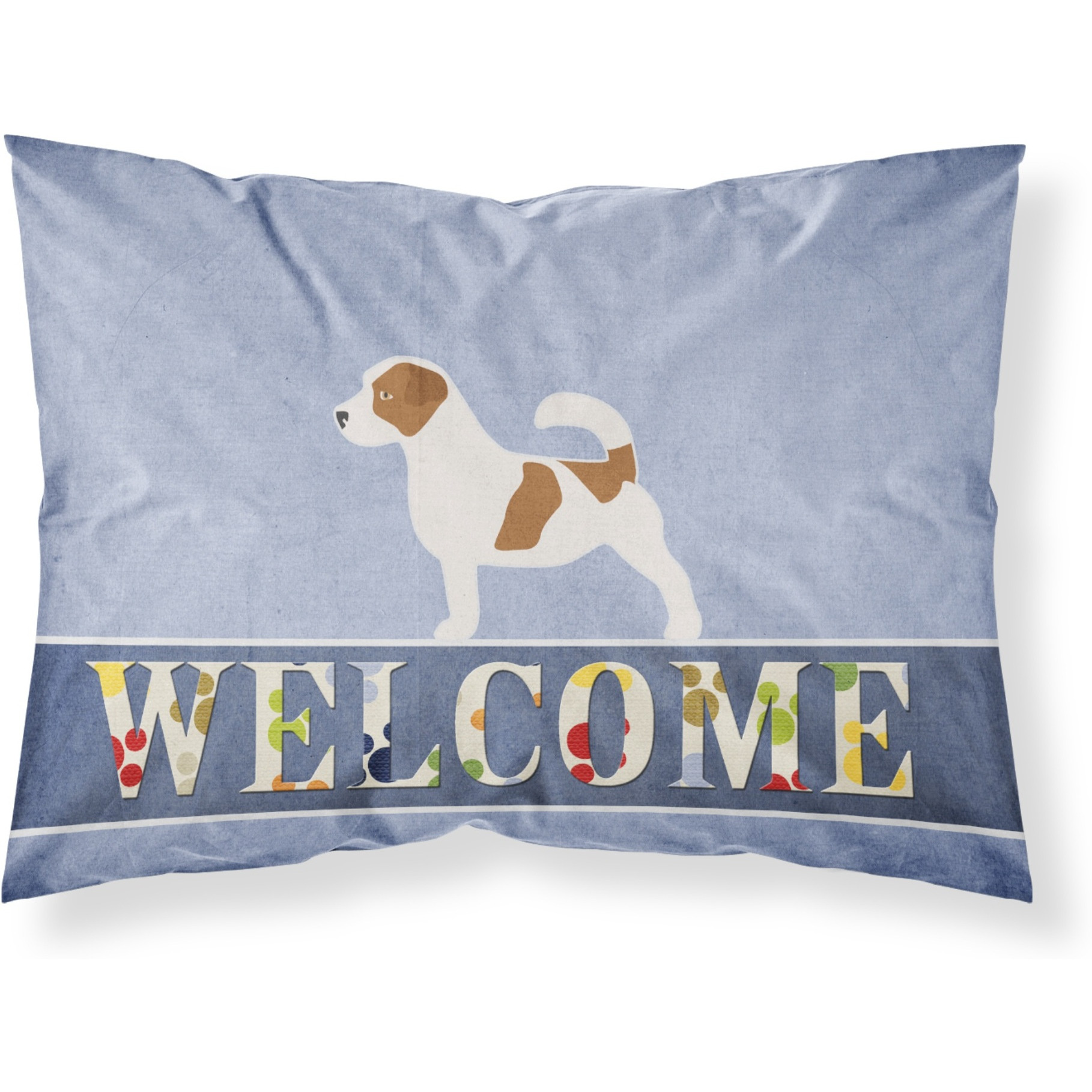 &quotCaroline's Treasures Jack Russell Terrier Welcome Pillowcase, Standard,"