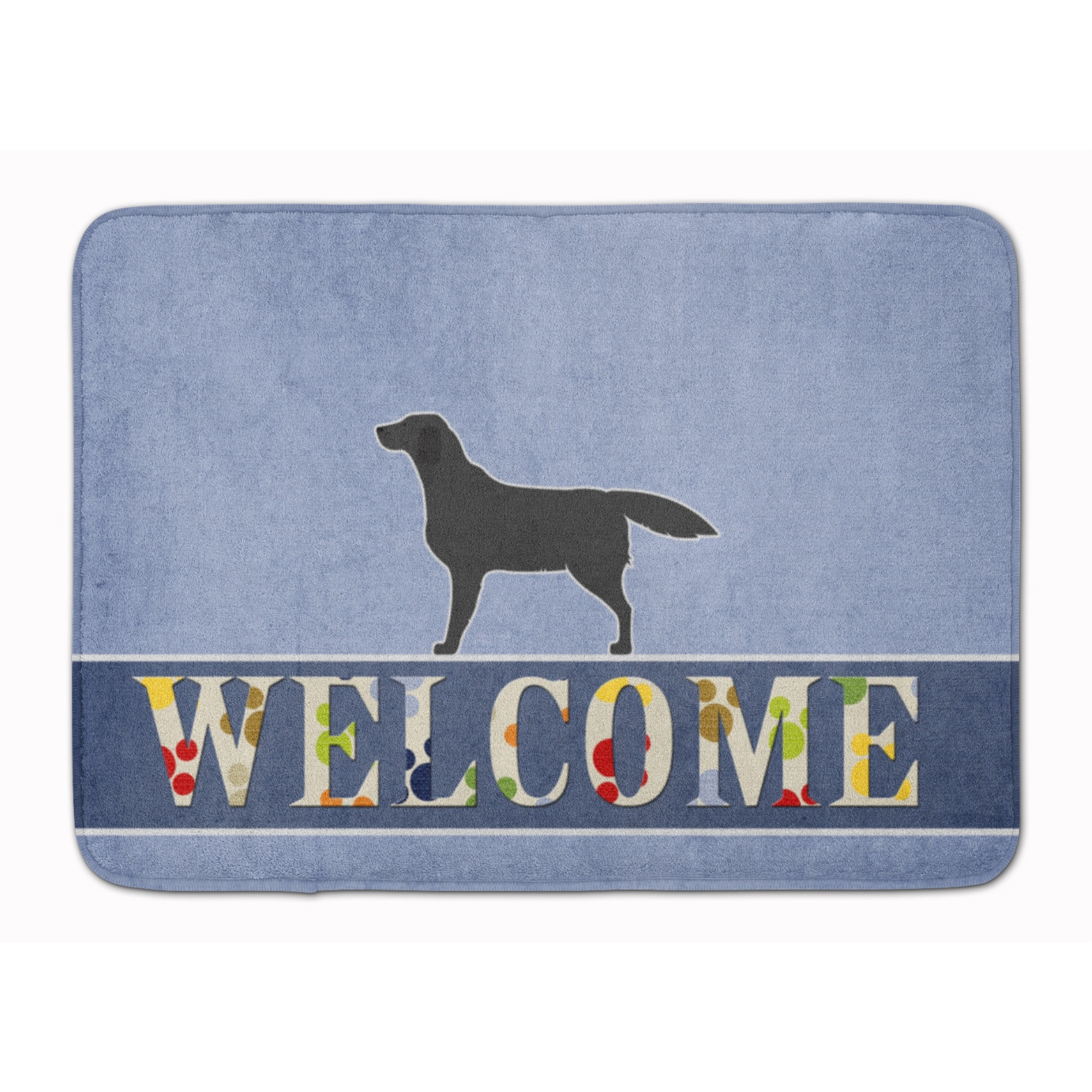 &quotCaroline's Treasures Black Labrador Retriever Welcome Floor Mat, 19 x 27, Multicolor"