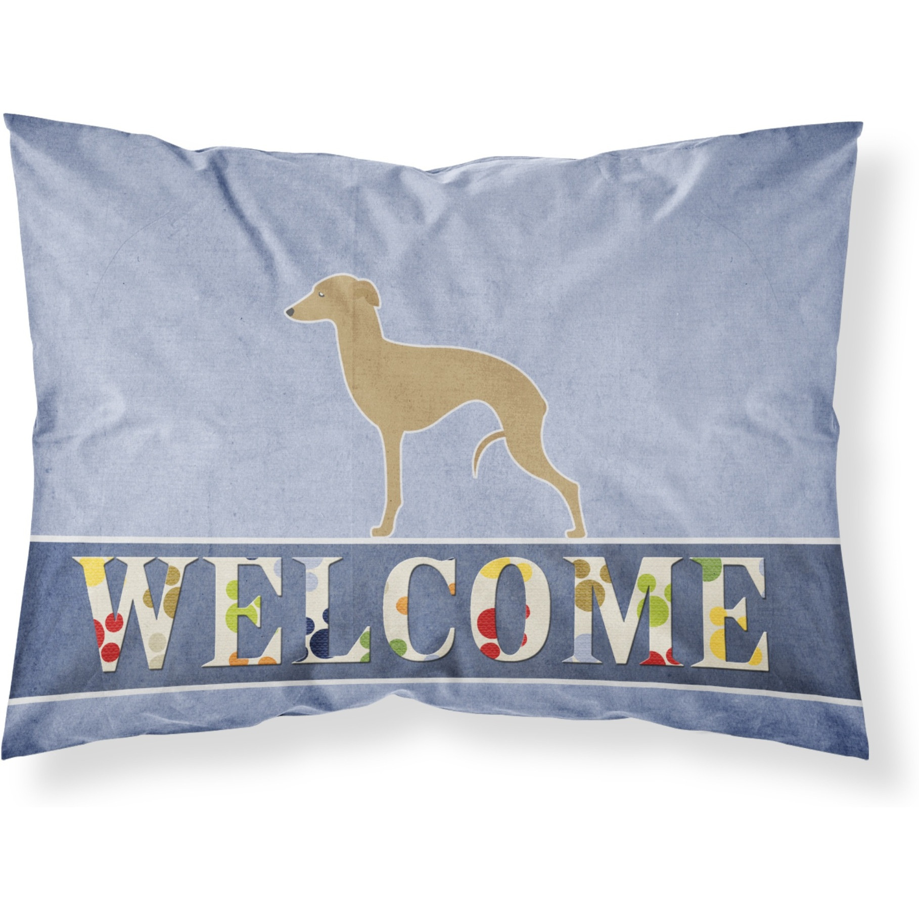 &quotCaroline's Treasures Italian Greyhound Welcome Pillowcase, Standard,"