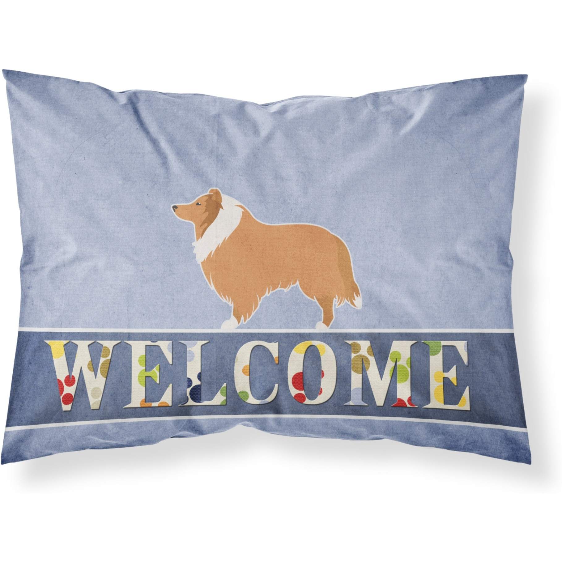 &quotCaroline's Treasures Collie Welcome Pillowcase, Standard,"