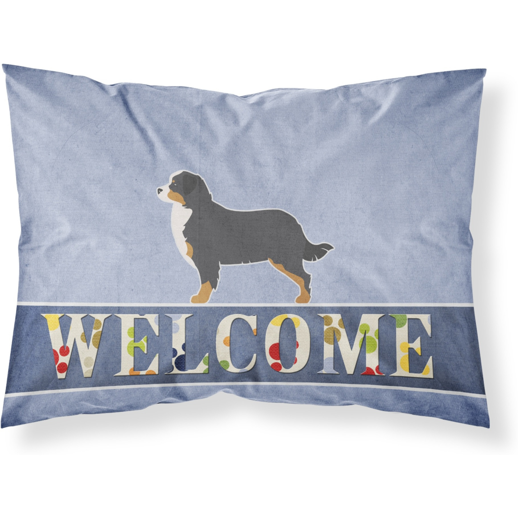 &quotCaroline's Treasures Bernese Mountain Dog Welcome Pillowcase, Standard,"