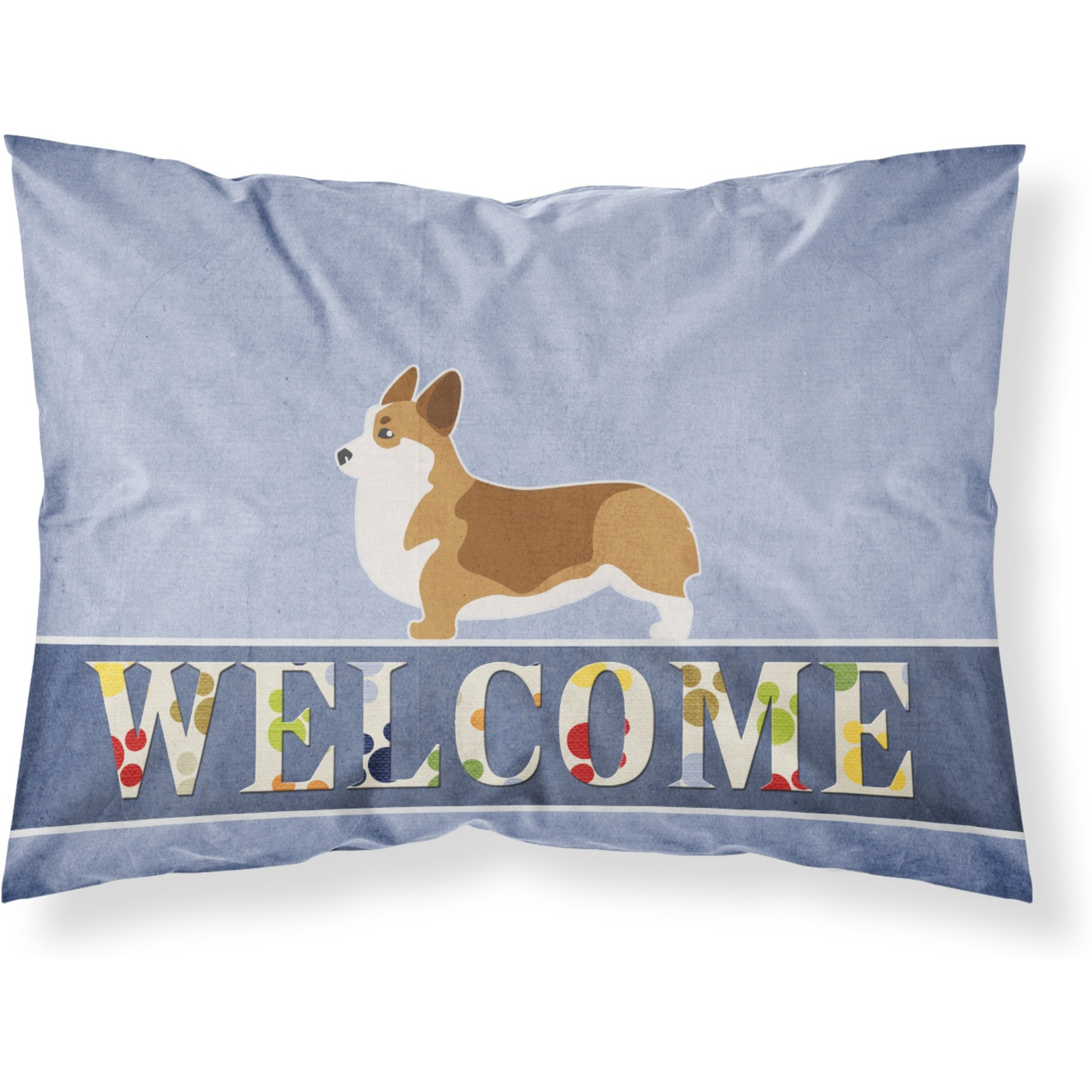 &quotCaroline's Treasures Welcome Corgi Pillowcase, Standard"