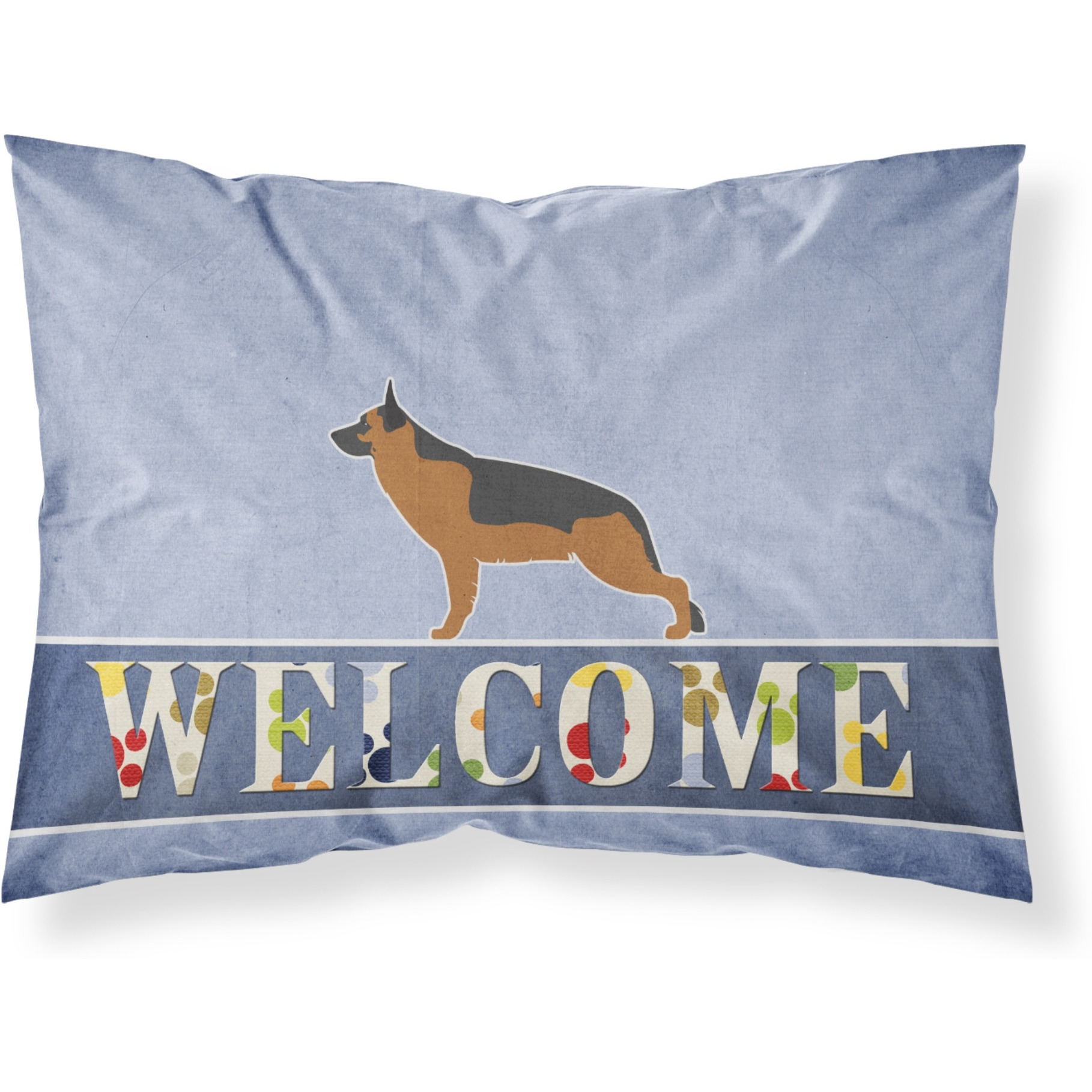 &quotCaroline's Treasures German Shepherd Welcome Pillowcase, Standard,"