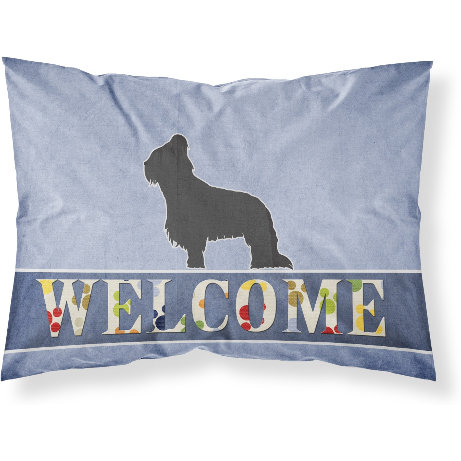 &quotCaroline's Treasures Briard Welcome Pillowcase, Standard,"