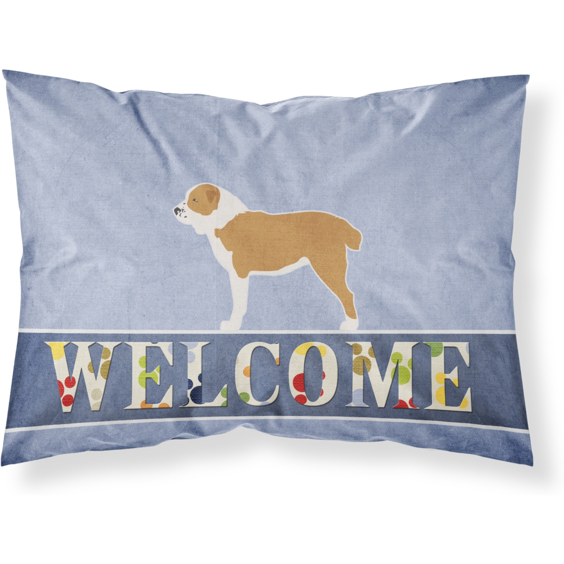 &quotCaroline's Treasures Central Asian Shepherd Dog Welcome Pillowcase, Standard,"