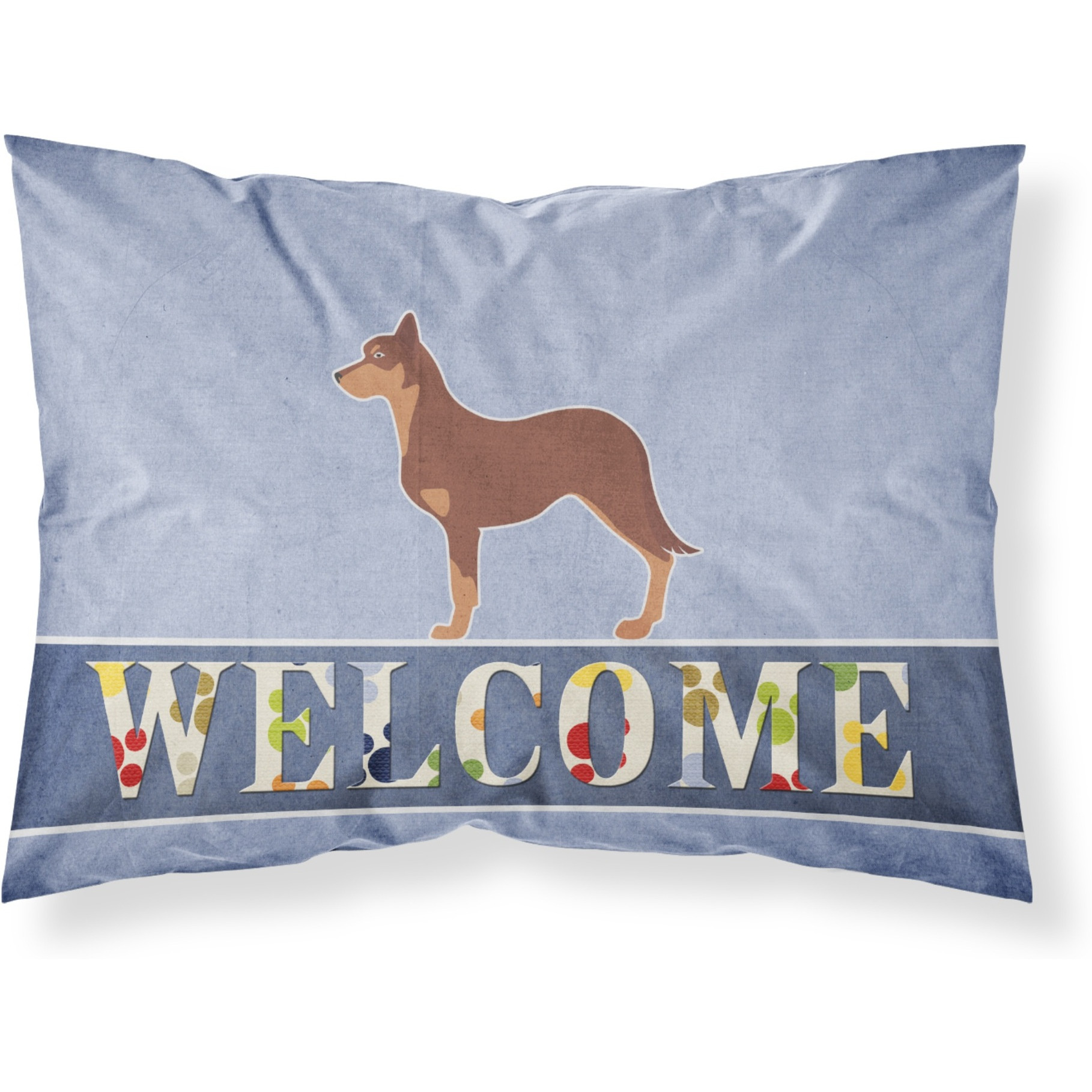 &quotCaroline's Treasures Australian Kelpie Dog Welcome Pillowcase, Standard,"